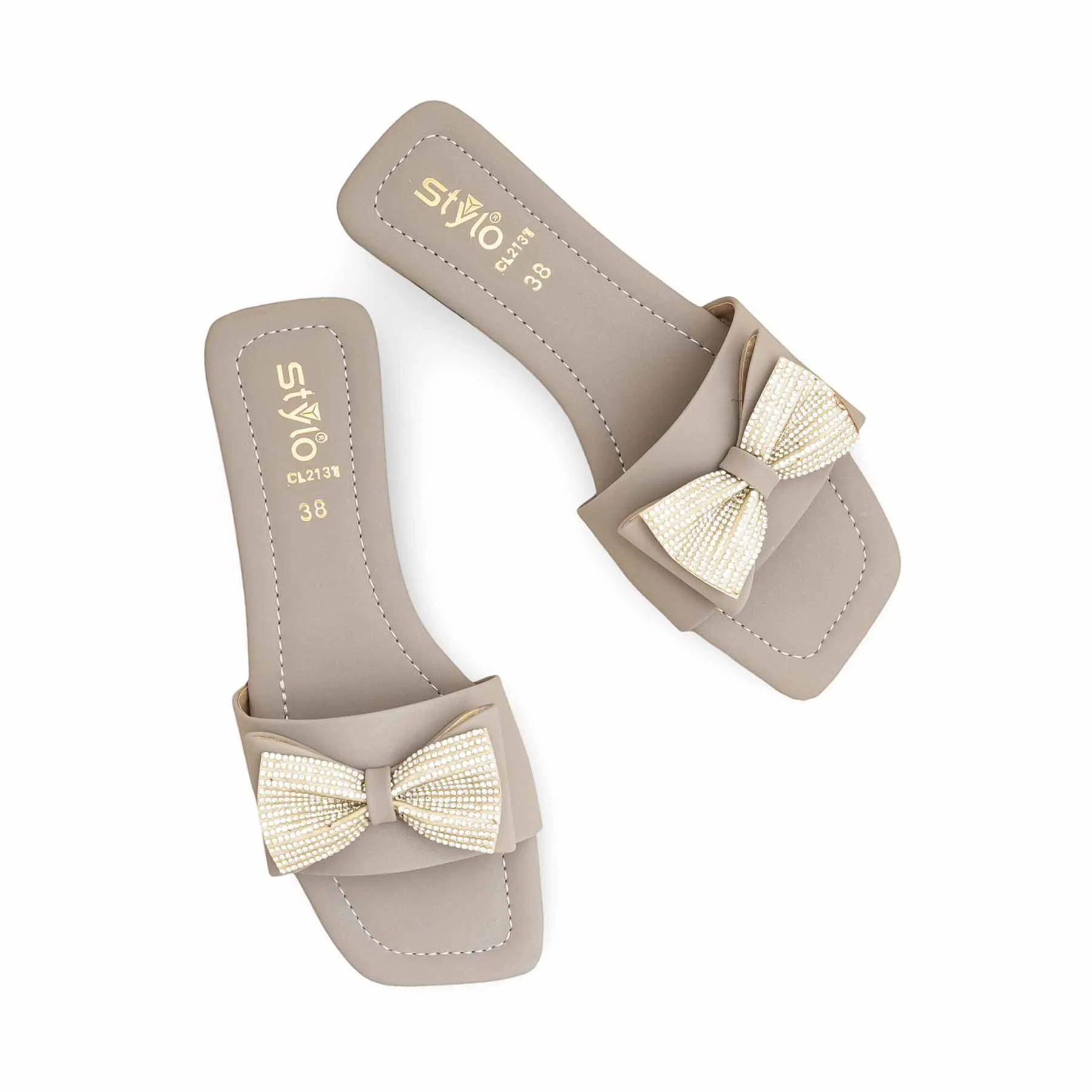 Grey Casual Slipper CL2131 - Image 5