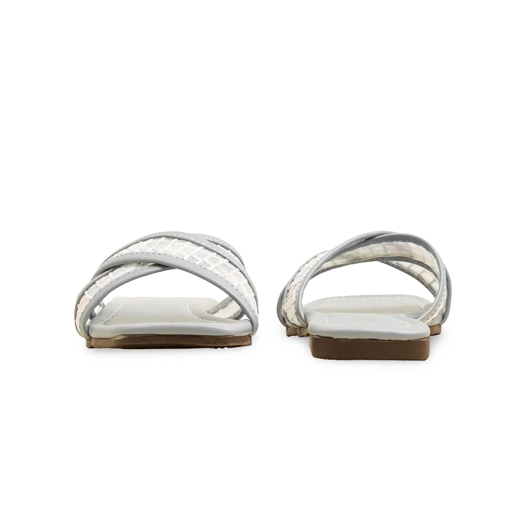 Grey Casual Slipper CL2138 - Image 4