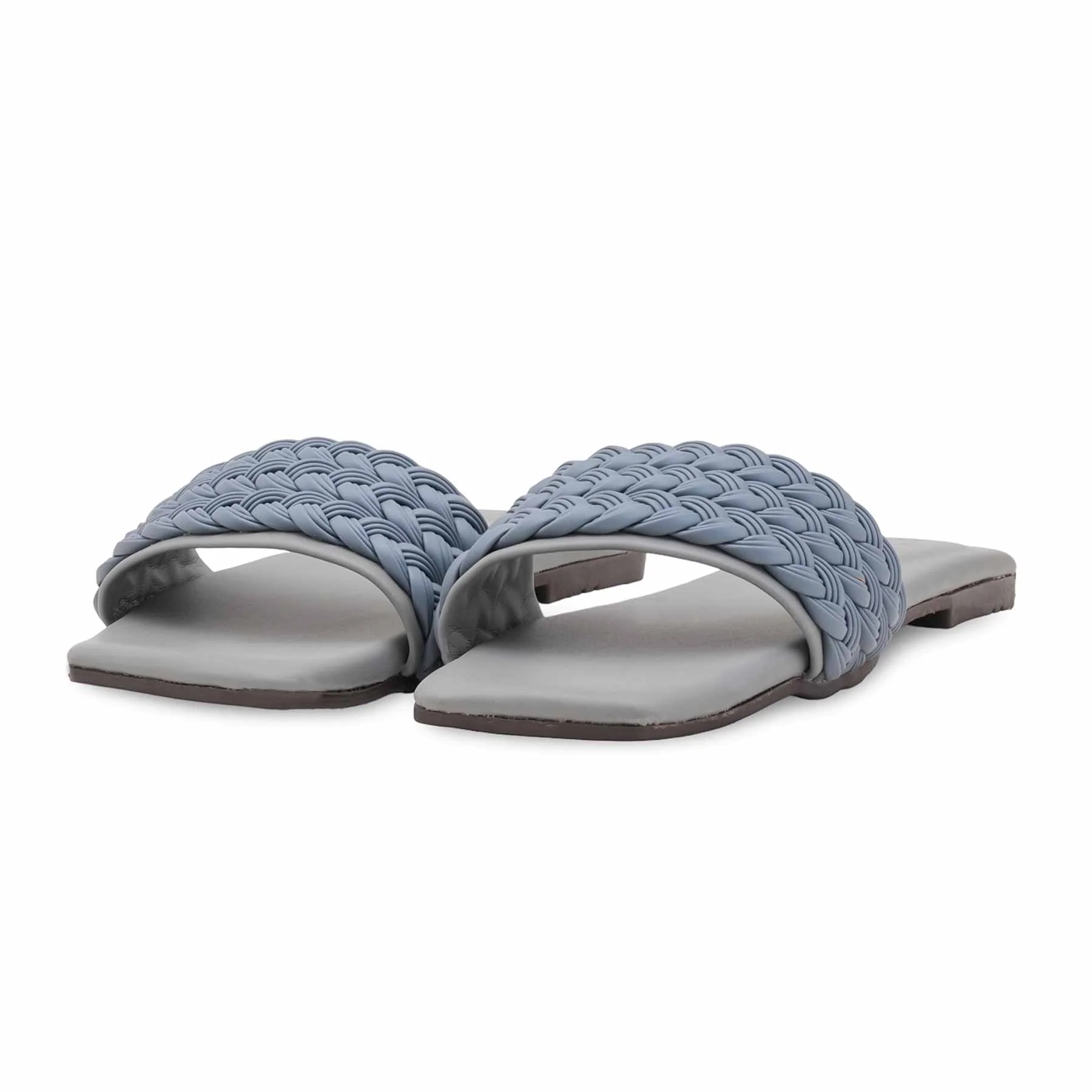 Grey Casual Slipper For Ladies CL2226 - Image 3