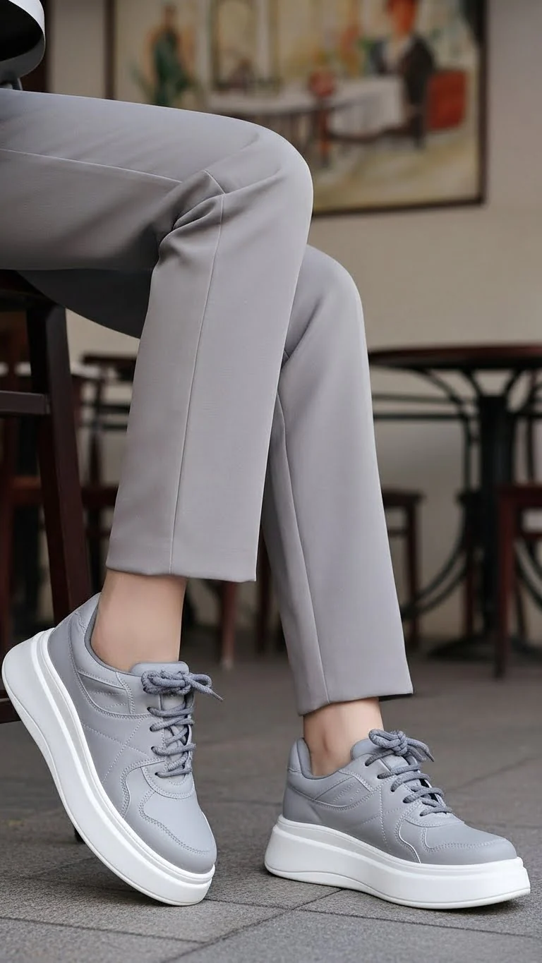 Grey Casual Sneaker AT7369
