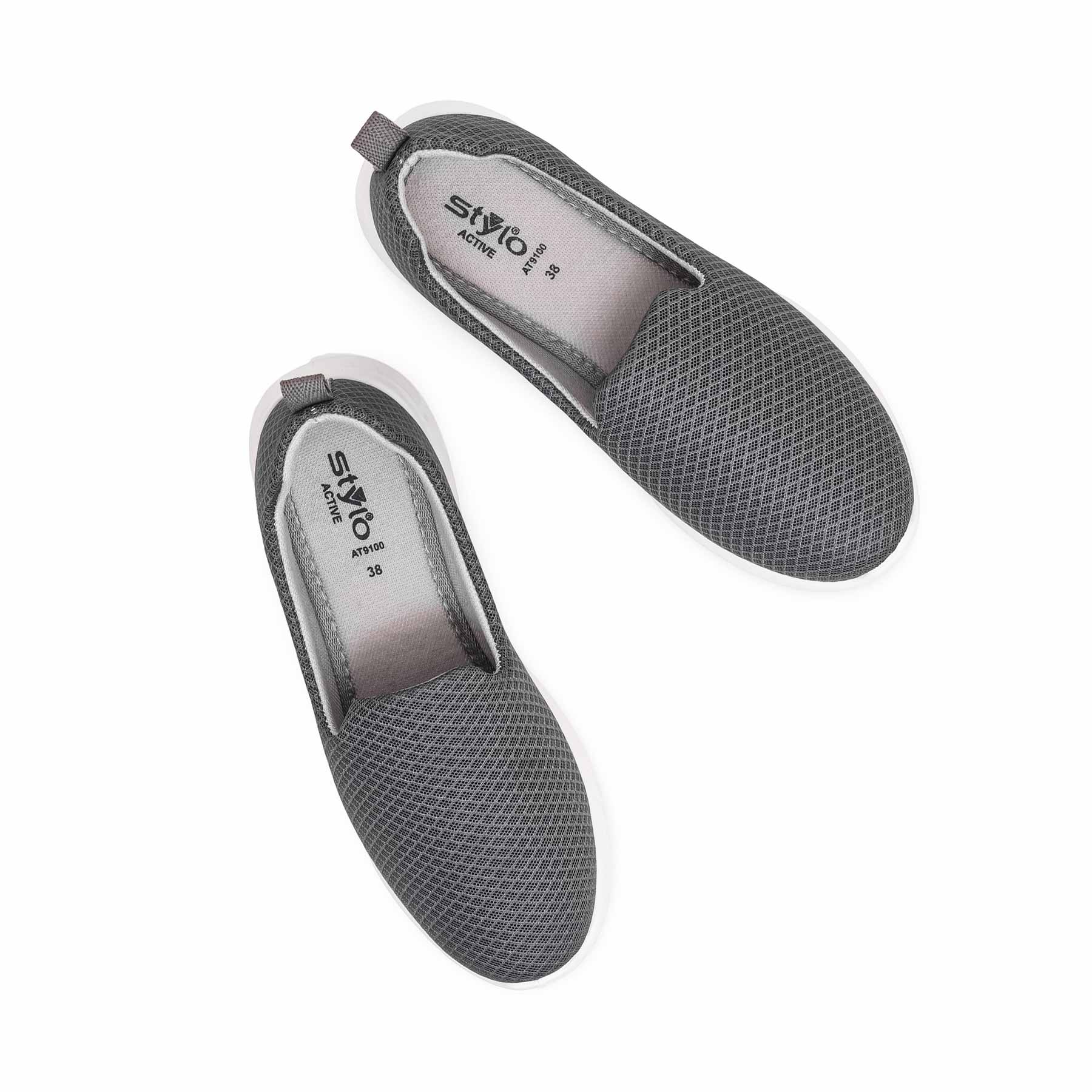 Grey Casual Sneaker AT9100 - Image 5