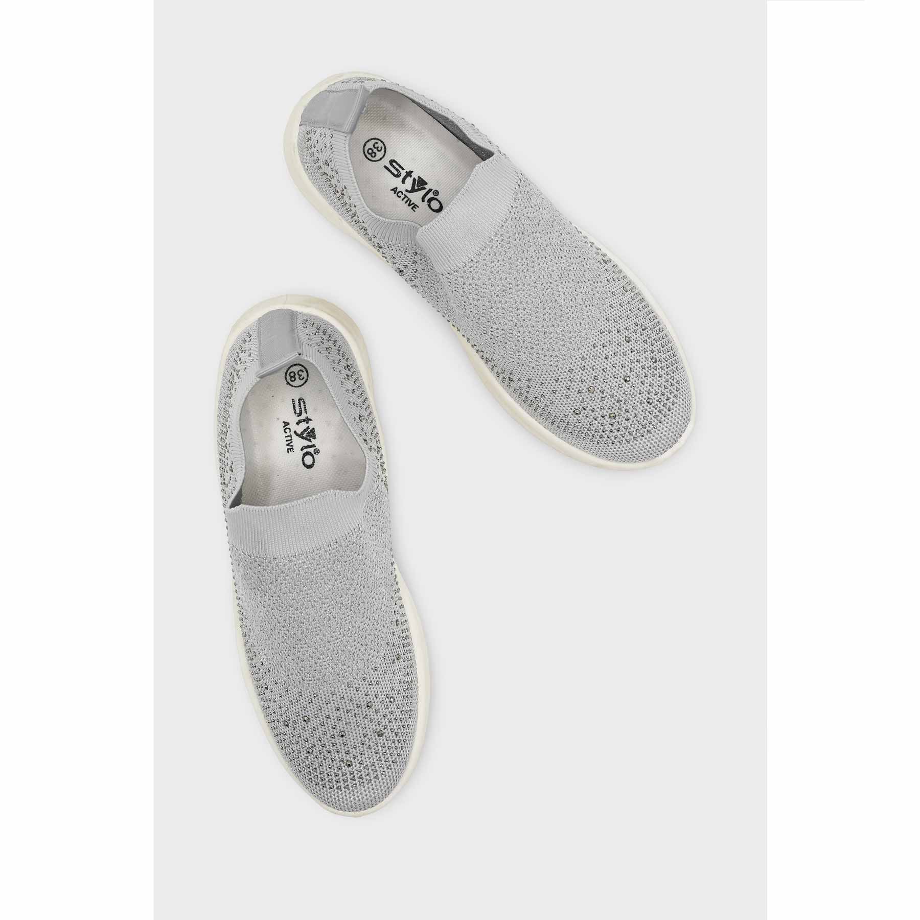 Grey Casual Sneaker AT9121 - Image 5