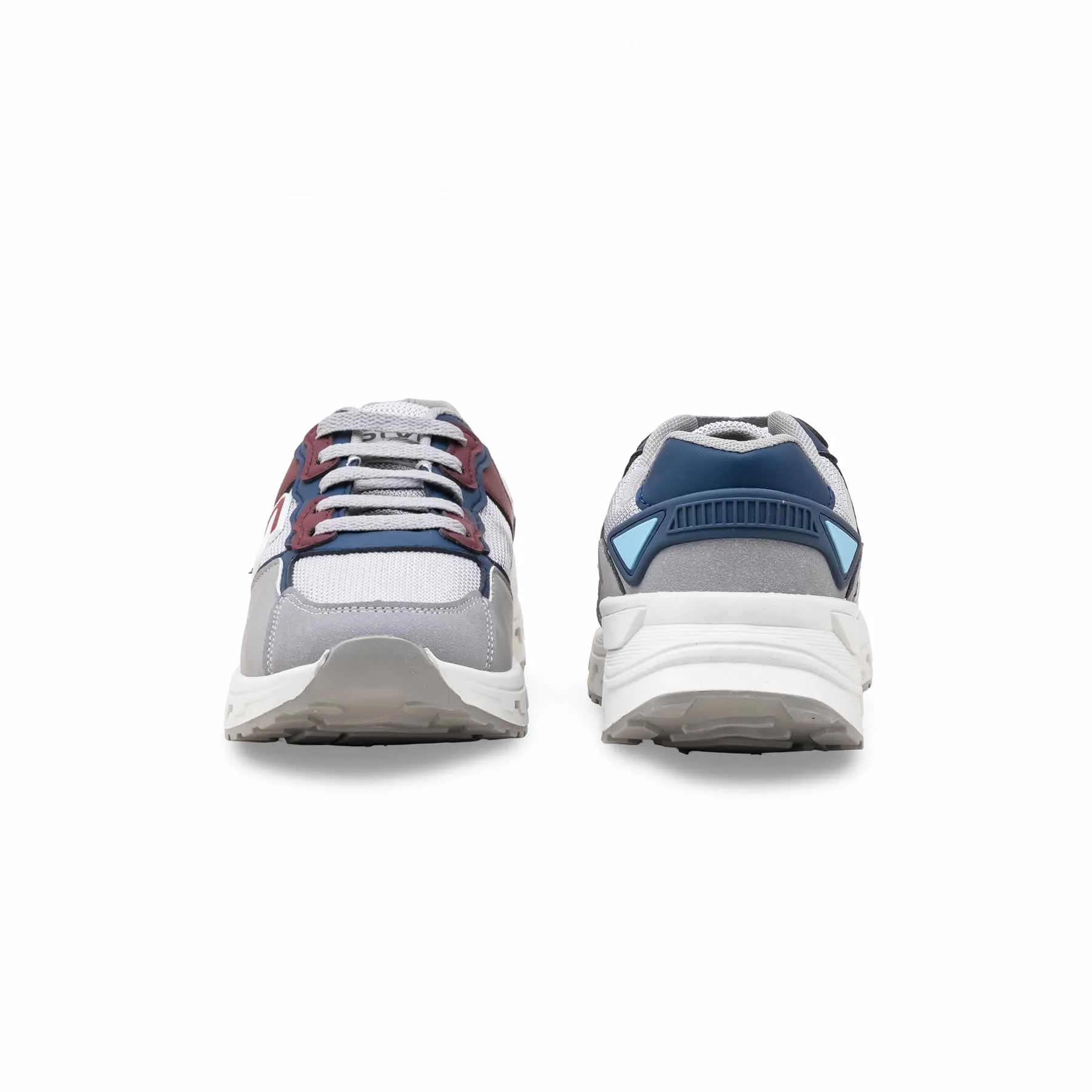 Grey Casual Sneaker For Ladies AT7384 - Image 4