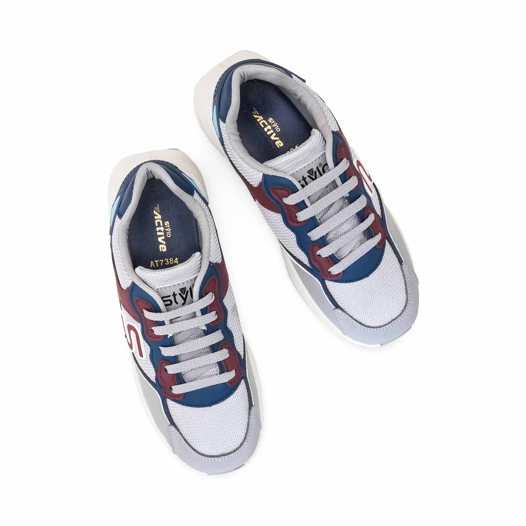 Grey Casual Sneaker For Ladies AT7384 - Image 5