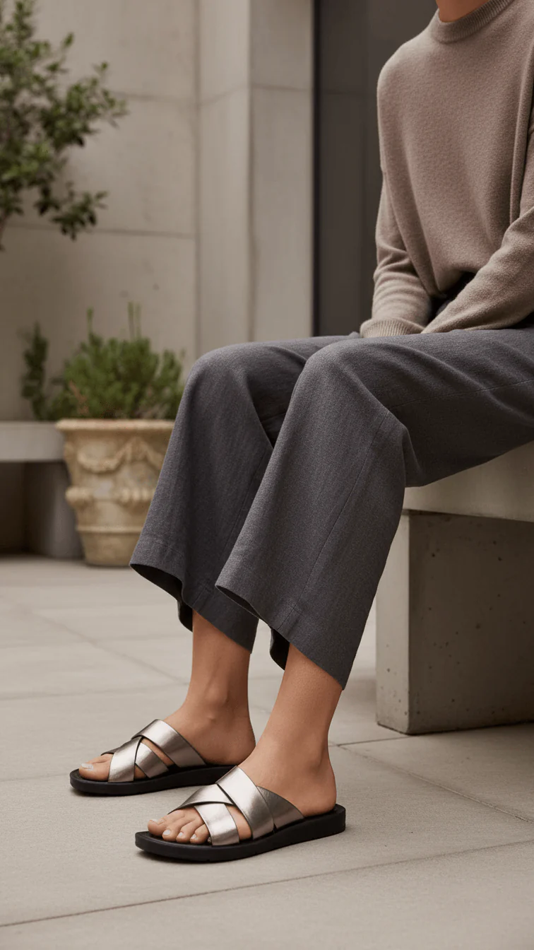 Grey Casual Softy For Women CL5452
