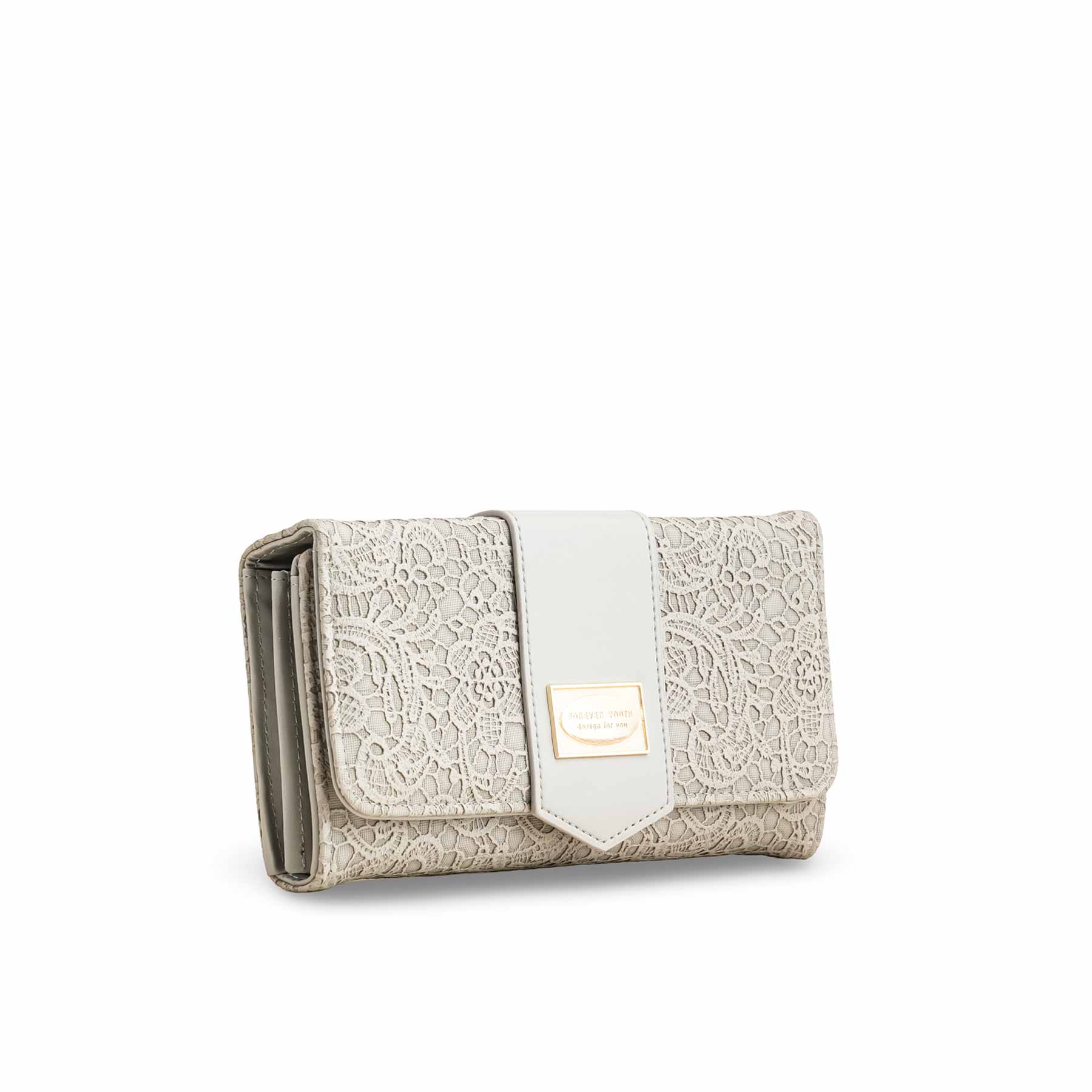 Grey Casual Wallet For Women P70977 - Image 3