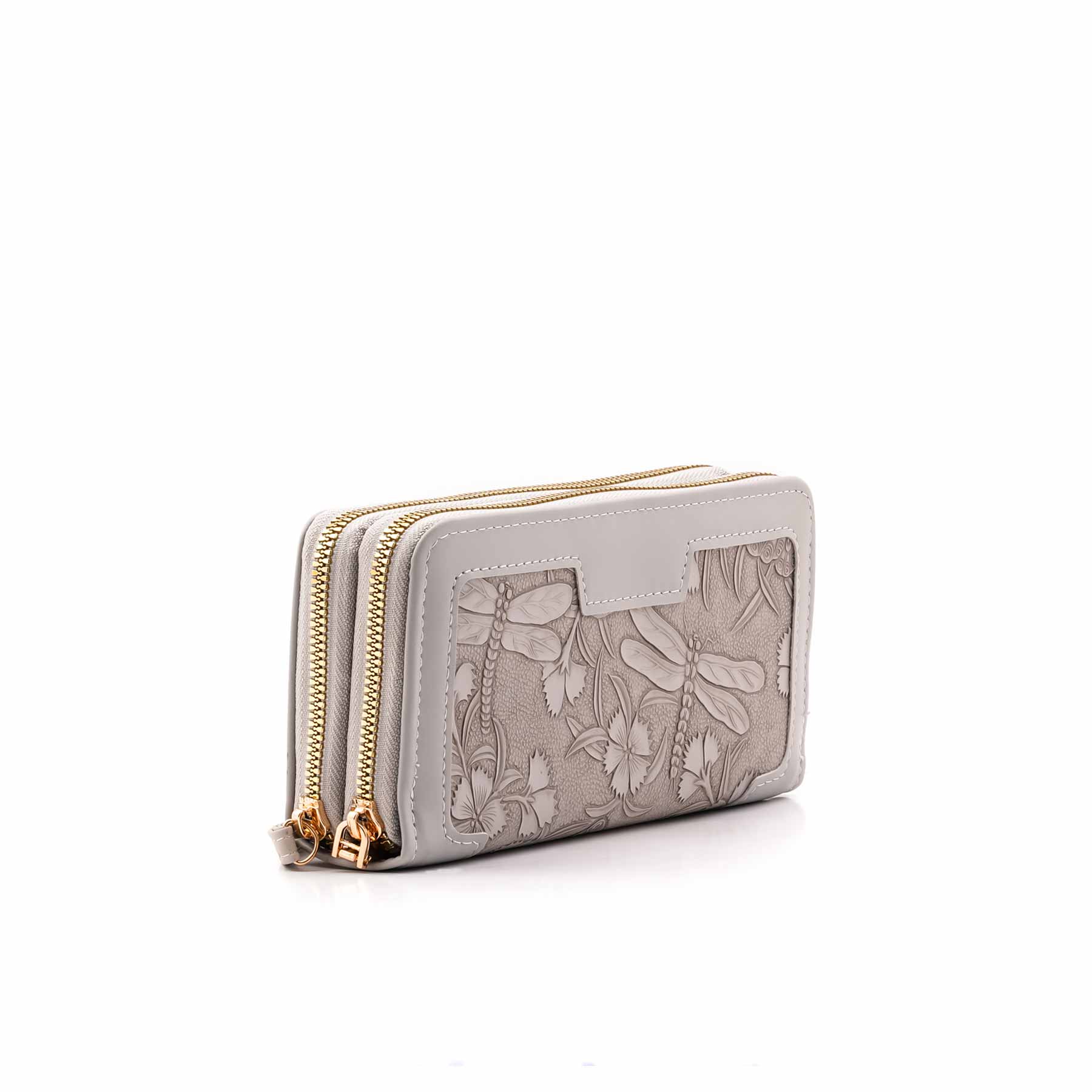 Grey Casual Wallet For Women P71144 - Image 3