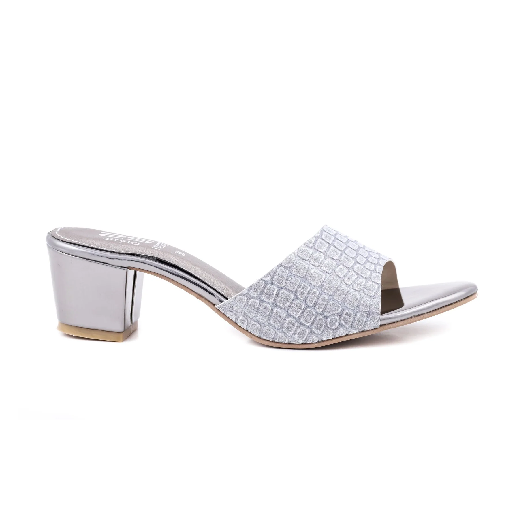 Grey Color Fancy Slippers FN7377 - Image 2