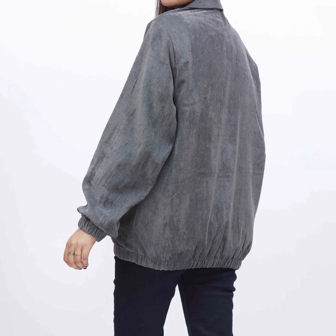 Grey Corduroy Jacket PW9054 - Image 3