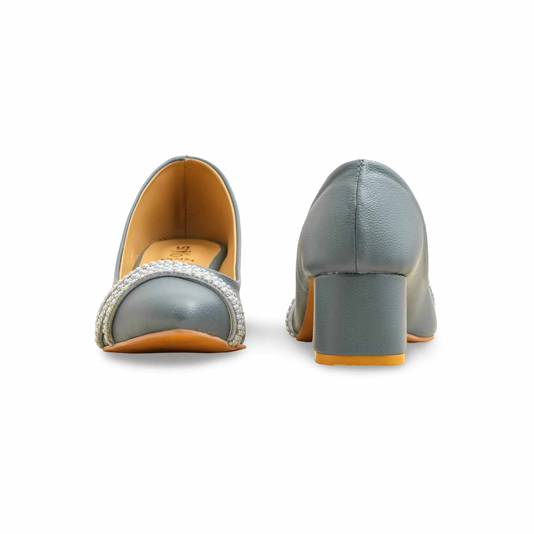 Grey Court Shoes For Women WN7494 - Image 4