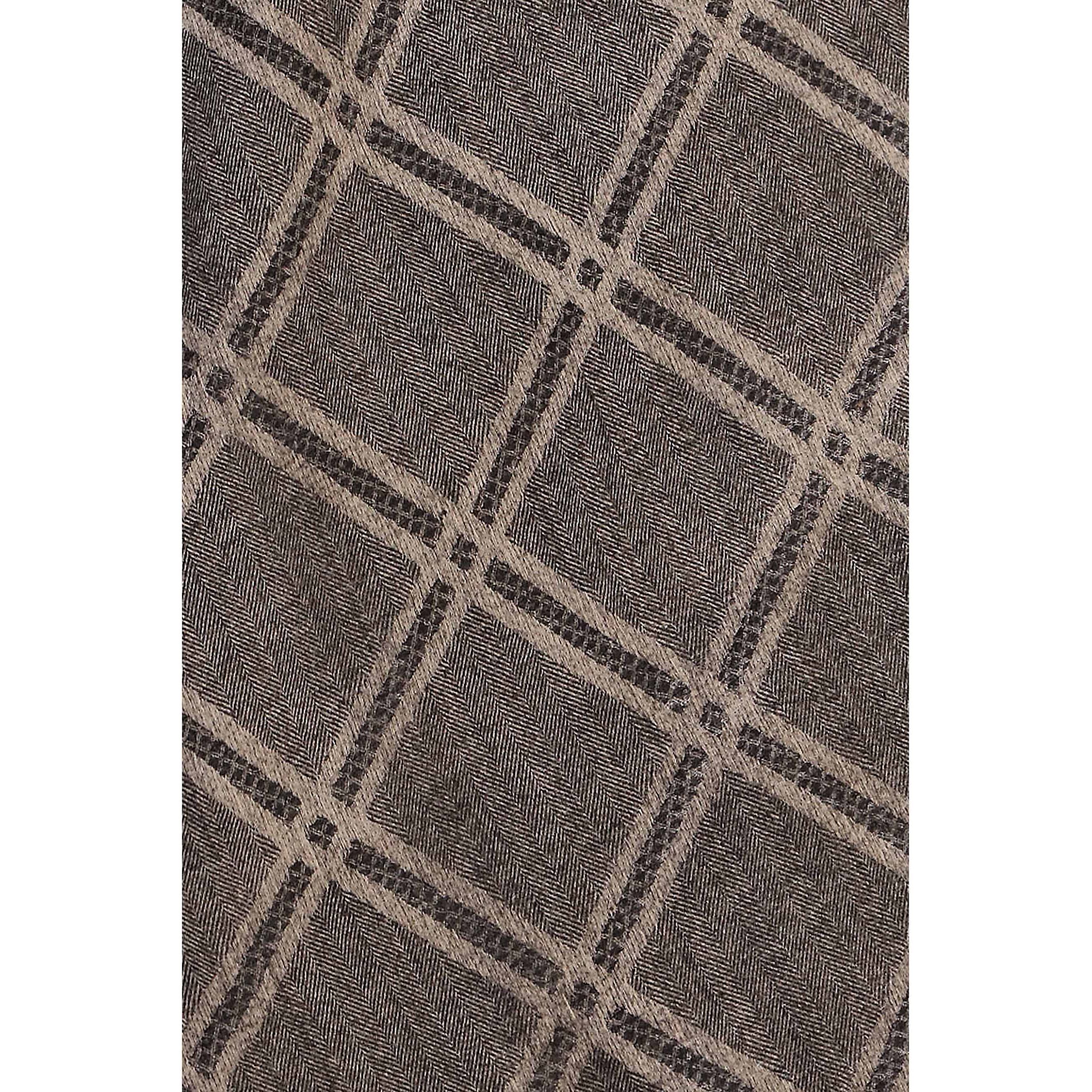 Grey Cross Check Stole PW2712 - Image 2