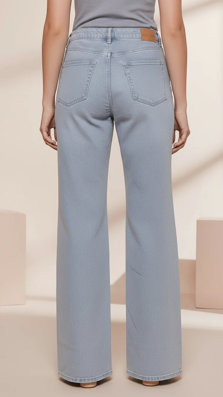 Grey Denim Pant PP6096 - Image 2