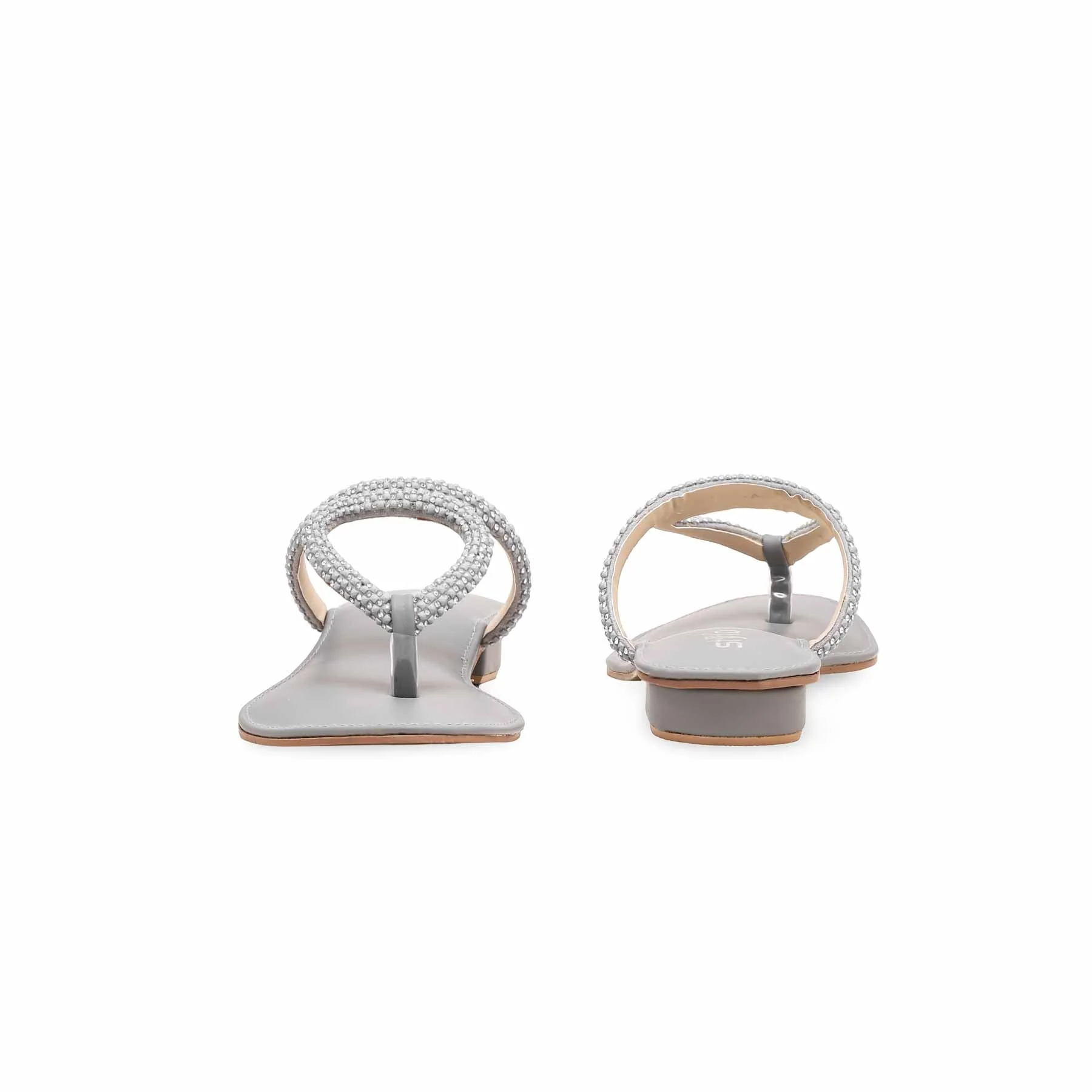 Grey Fancy Chappal FN0746 - Image 4