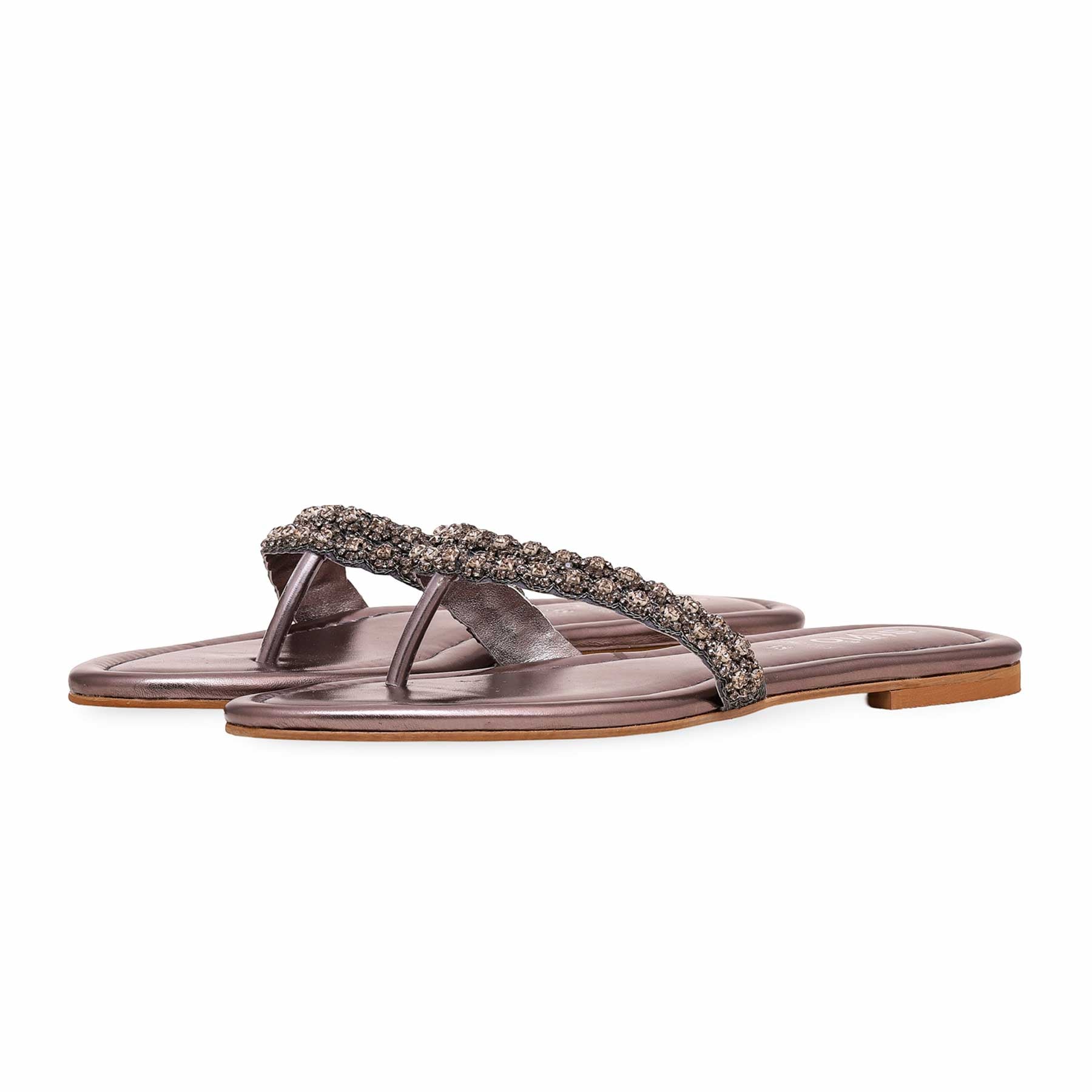Grey Fancy Chappal FN0755 - Image 2