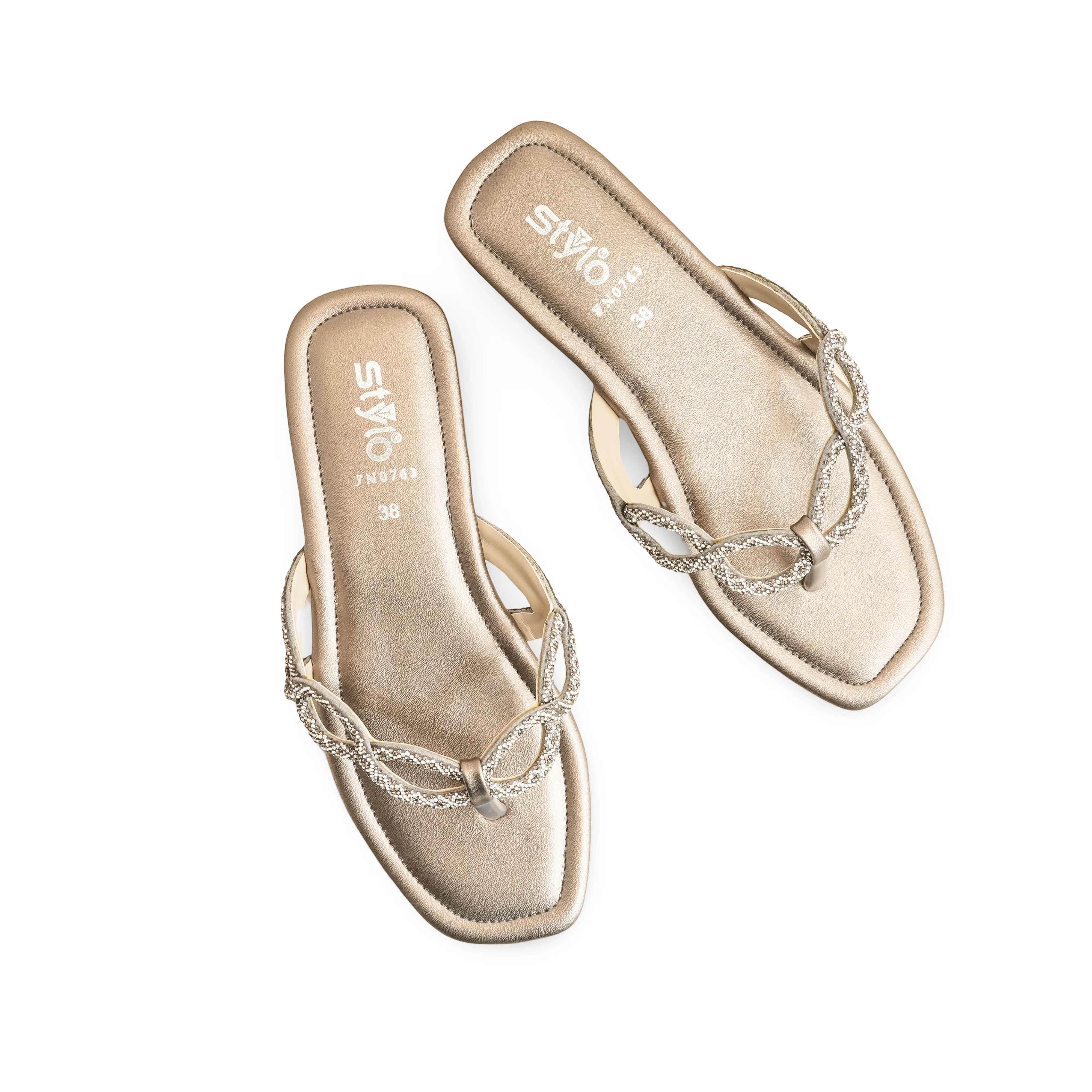 Grey Fancy Chappal FN0763 - Image 5