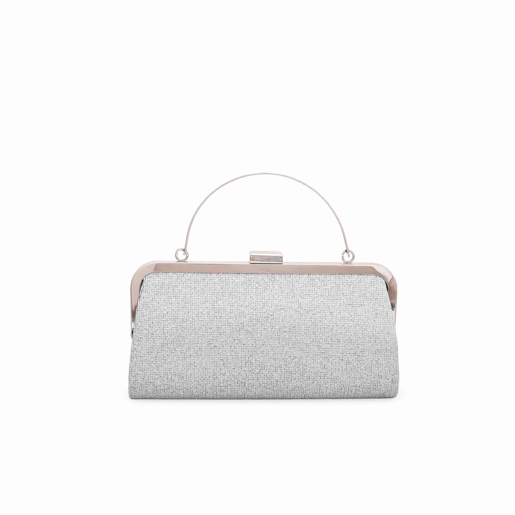 Grey Fancy Clutch P15092 - Image 3