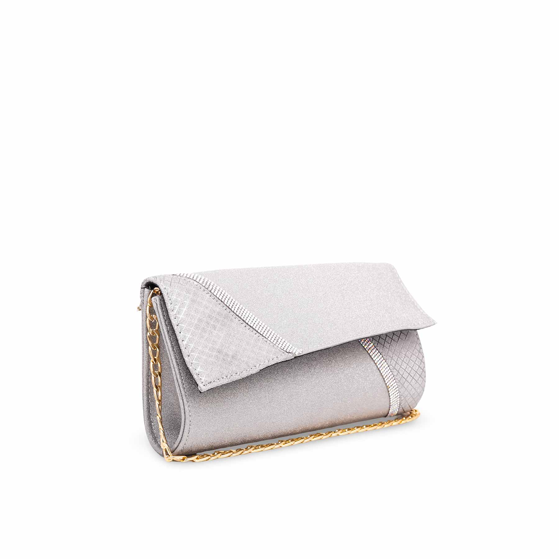Grey Fancy Clutch P15331 - Image 2
