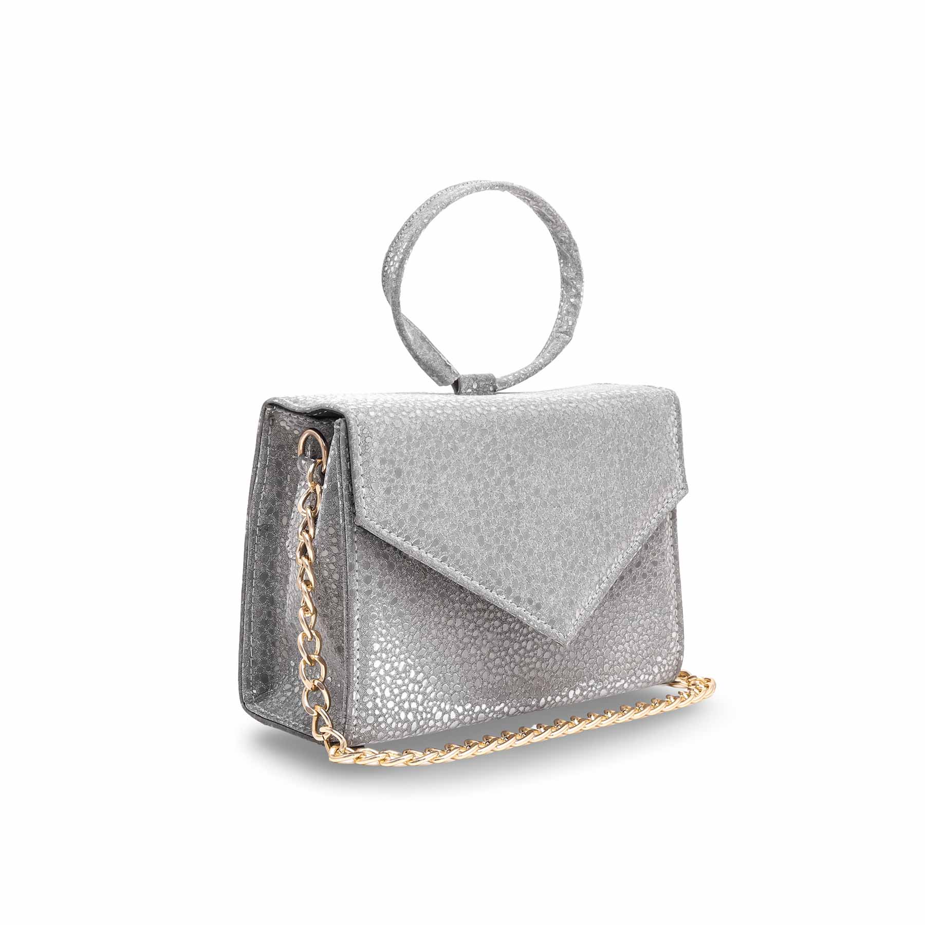 Grey Fancy Clutch P15351 - Image 2