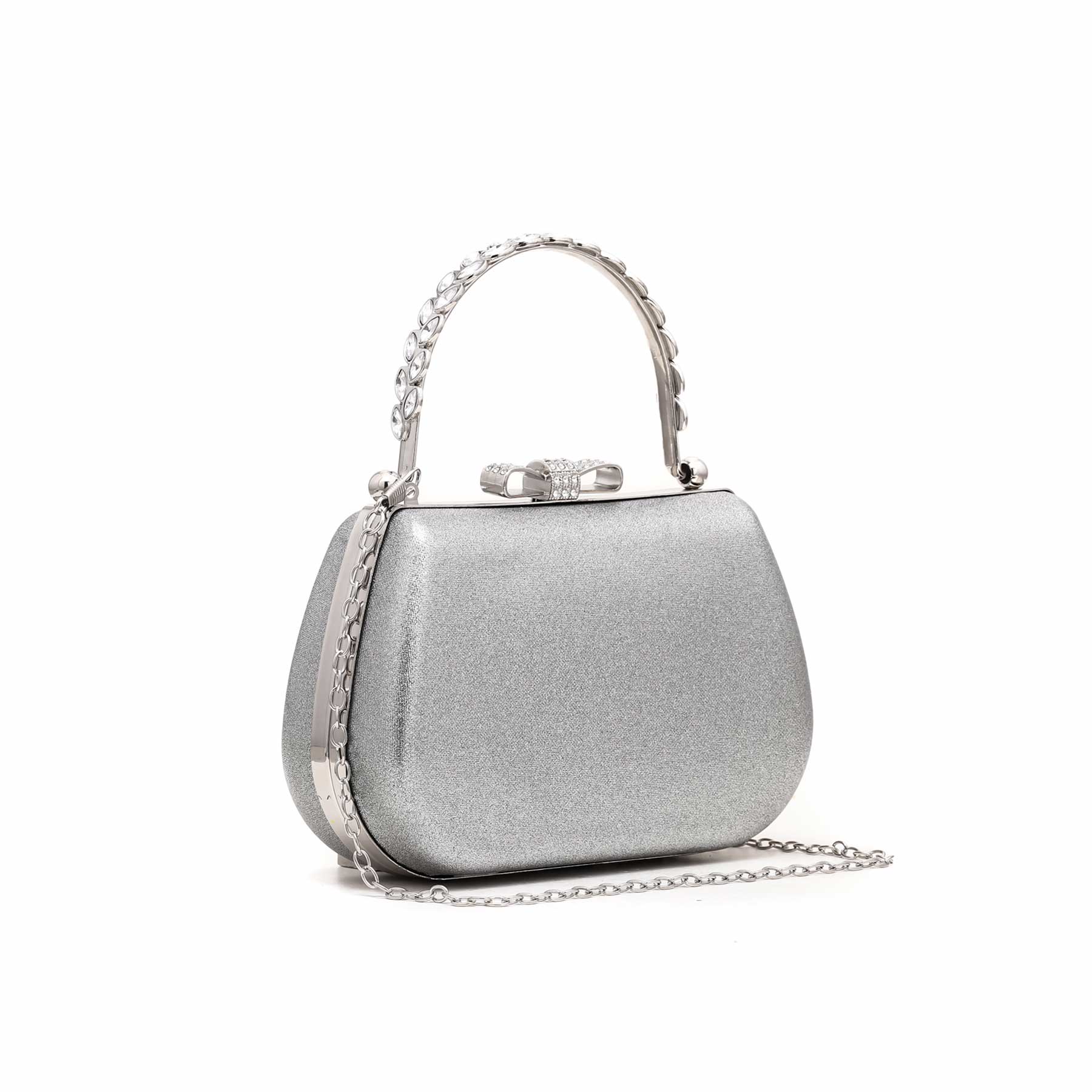 Grey Fancy Clutch P15366 - Image 2