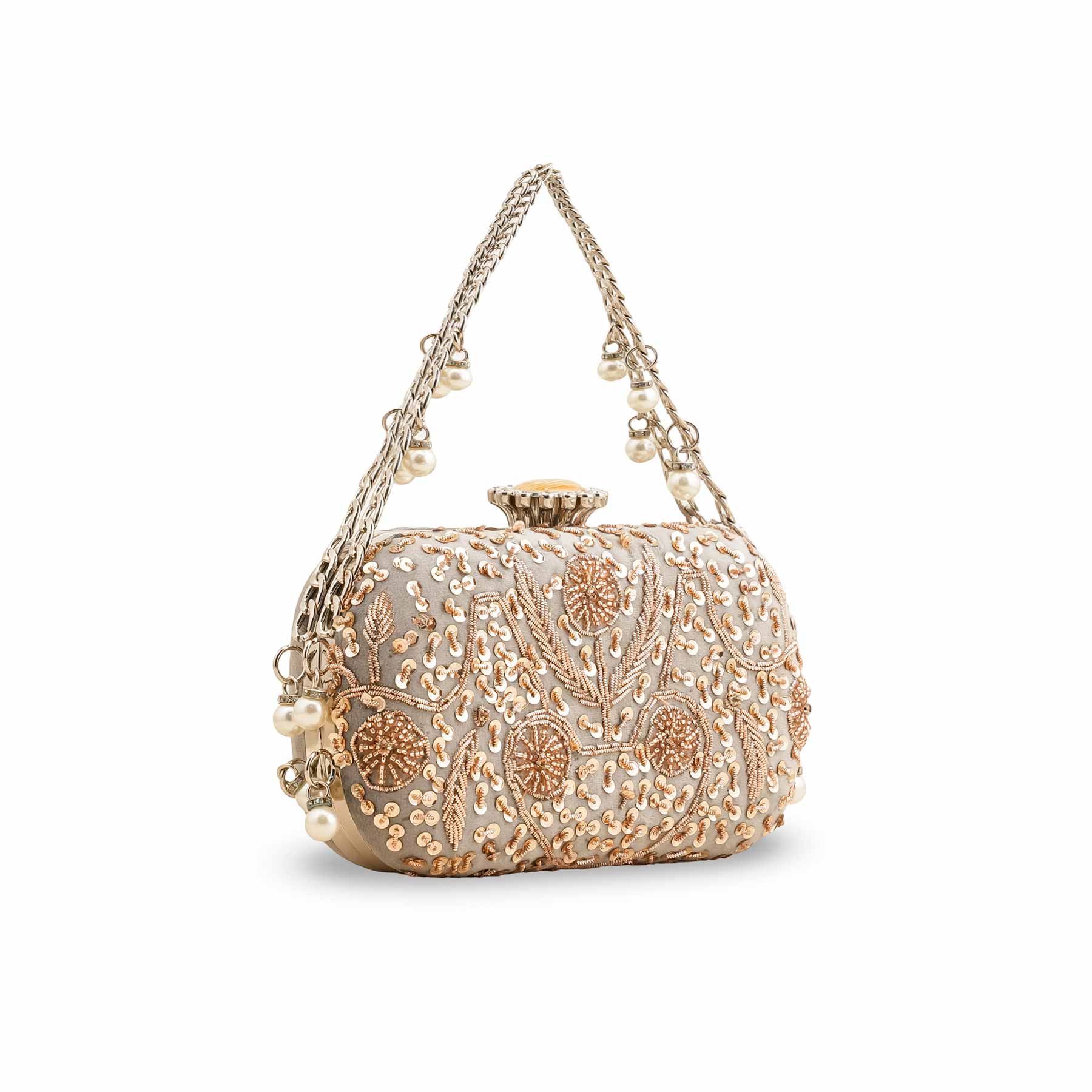 Grey Fancy Clutch P15398 - Image 2