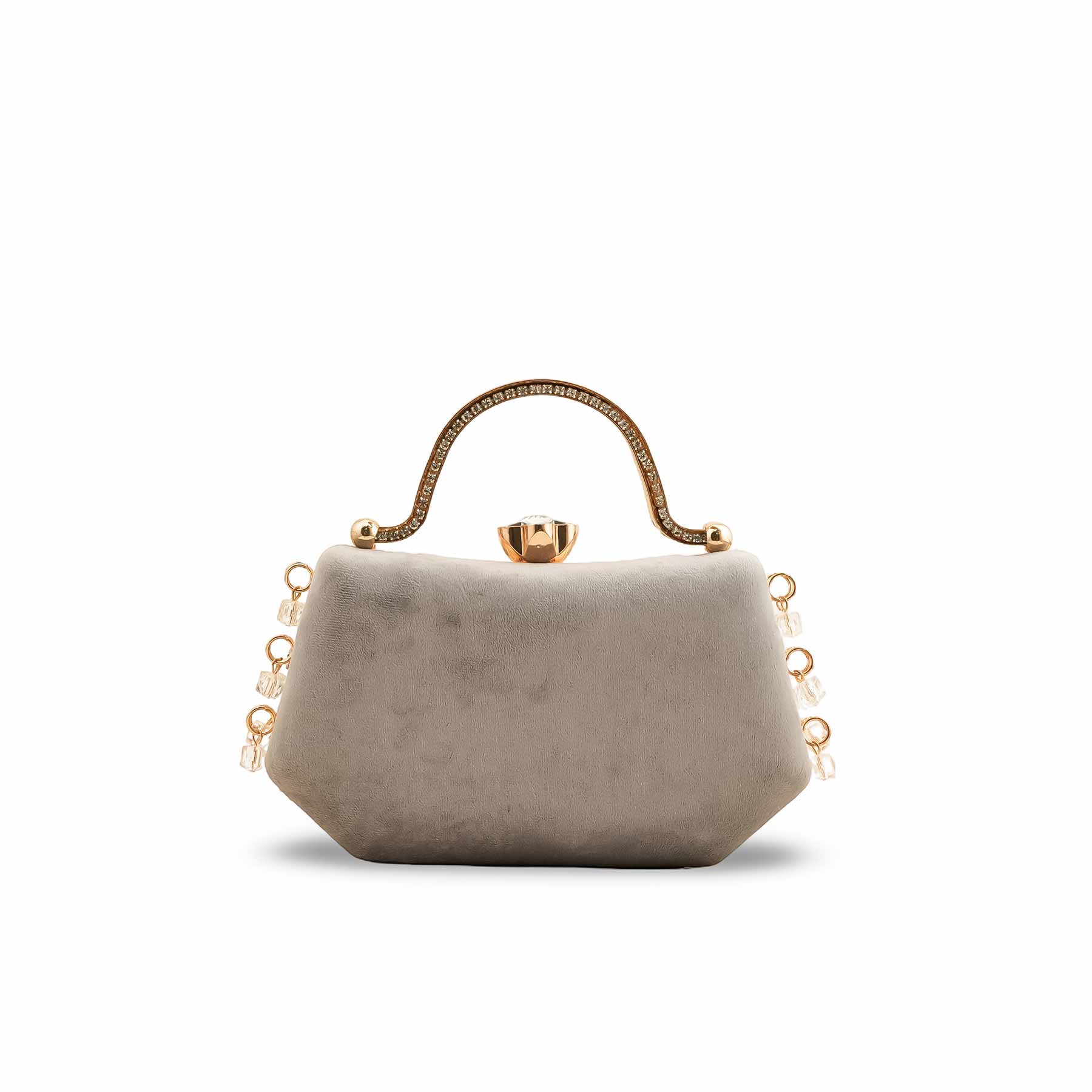 Grey Fancy Clutch P15399 - Image 4