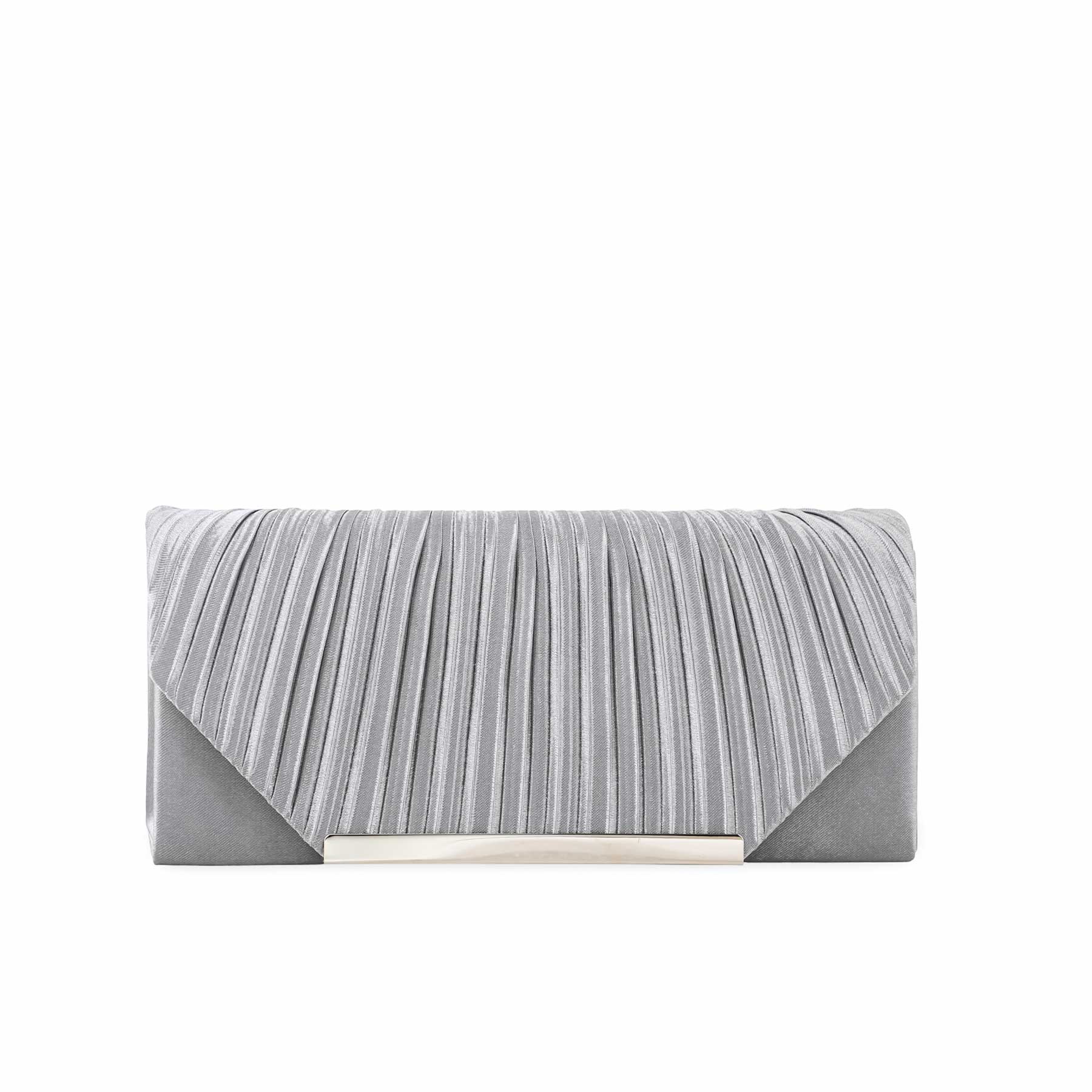 Grey Fancy Clutch P24151 - Image 2