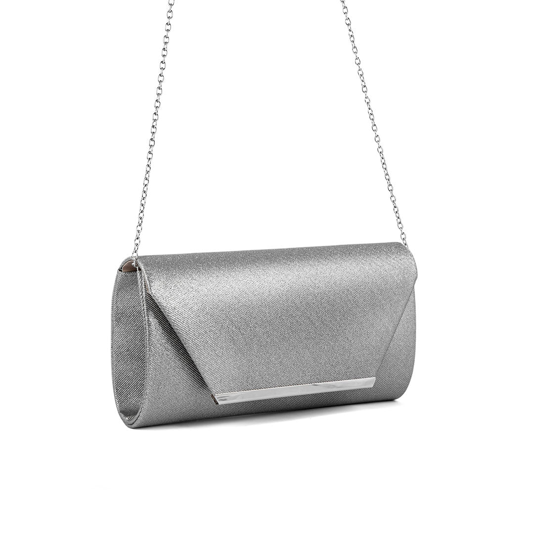 Grey Fancy Clutch P24167 - Image 2