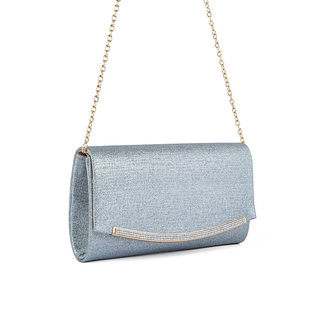Grey Fancy Clutch P24171 - Image 3