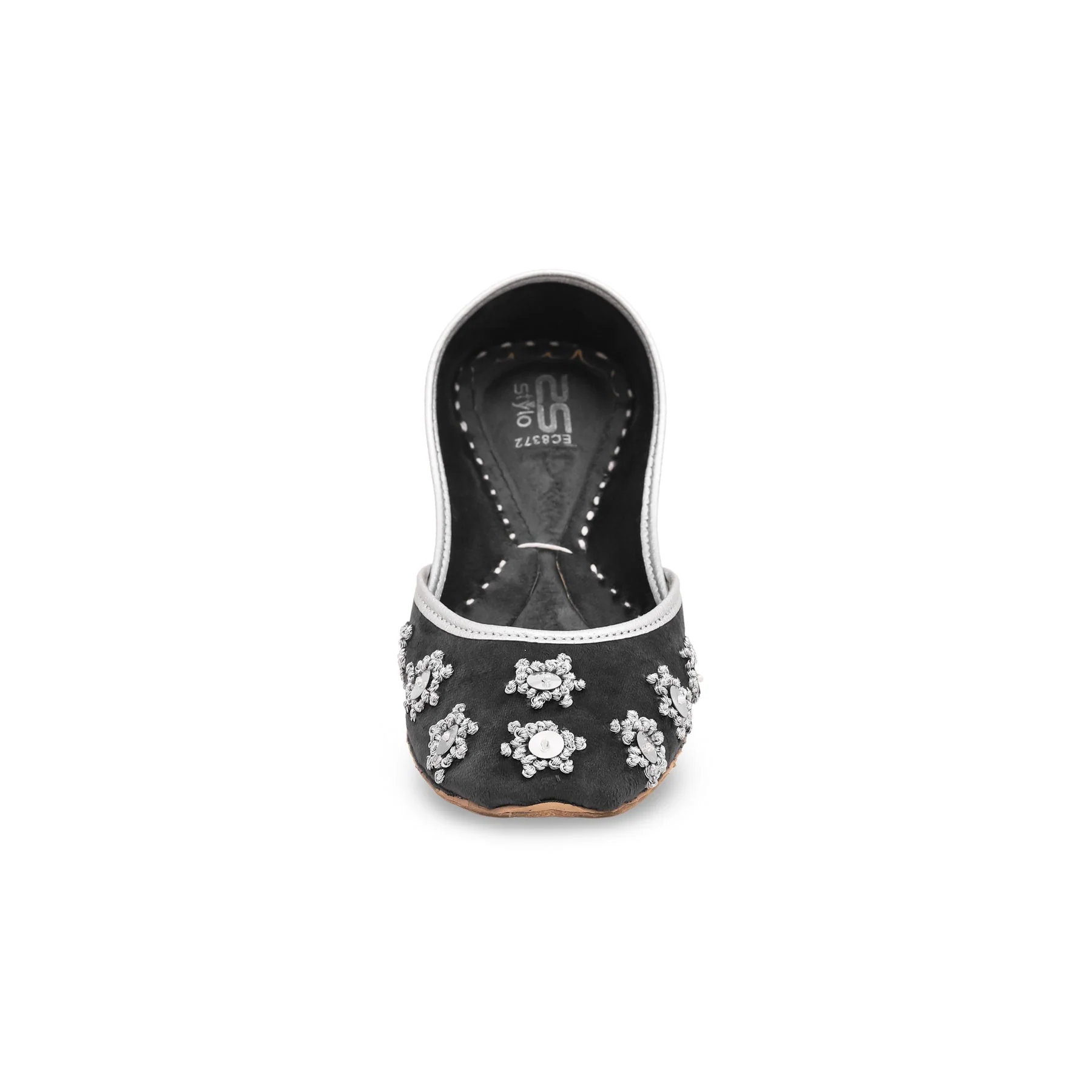 Grey Fancy Khussa EC8372 - Image 3