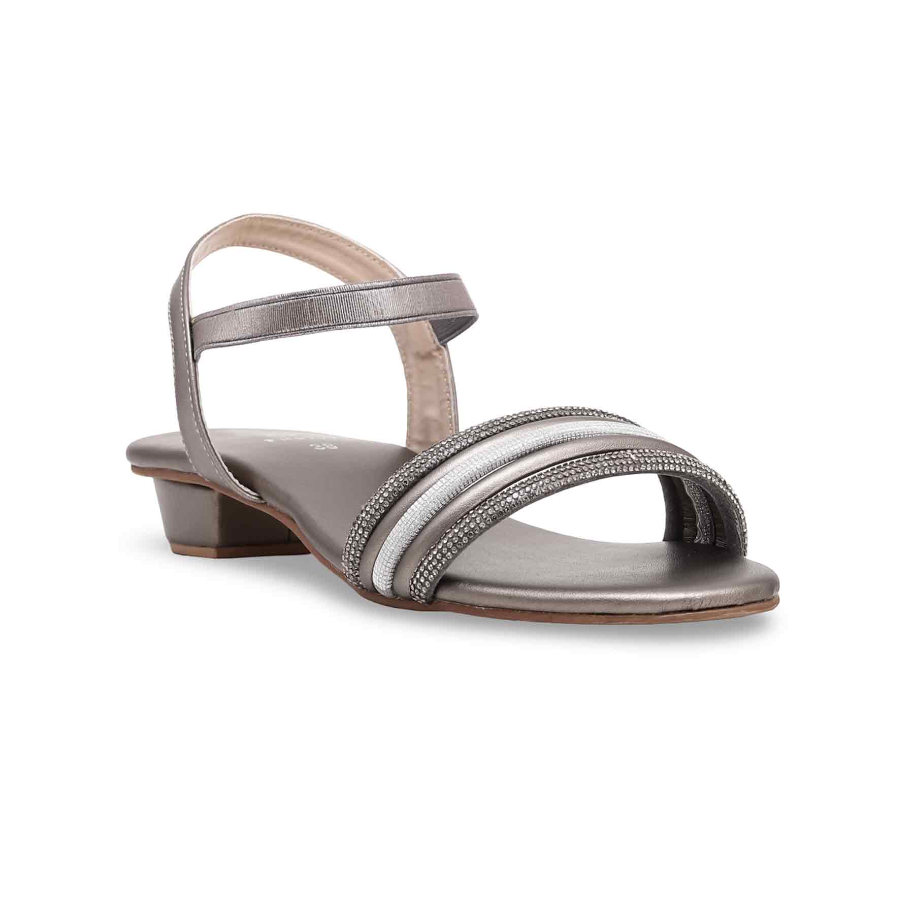 Grey Fancy Sandal FN5797 - Image 2