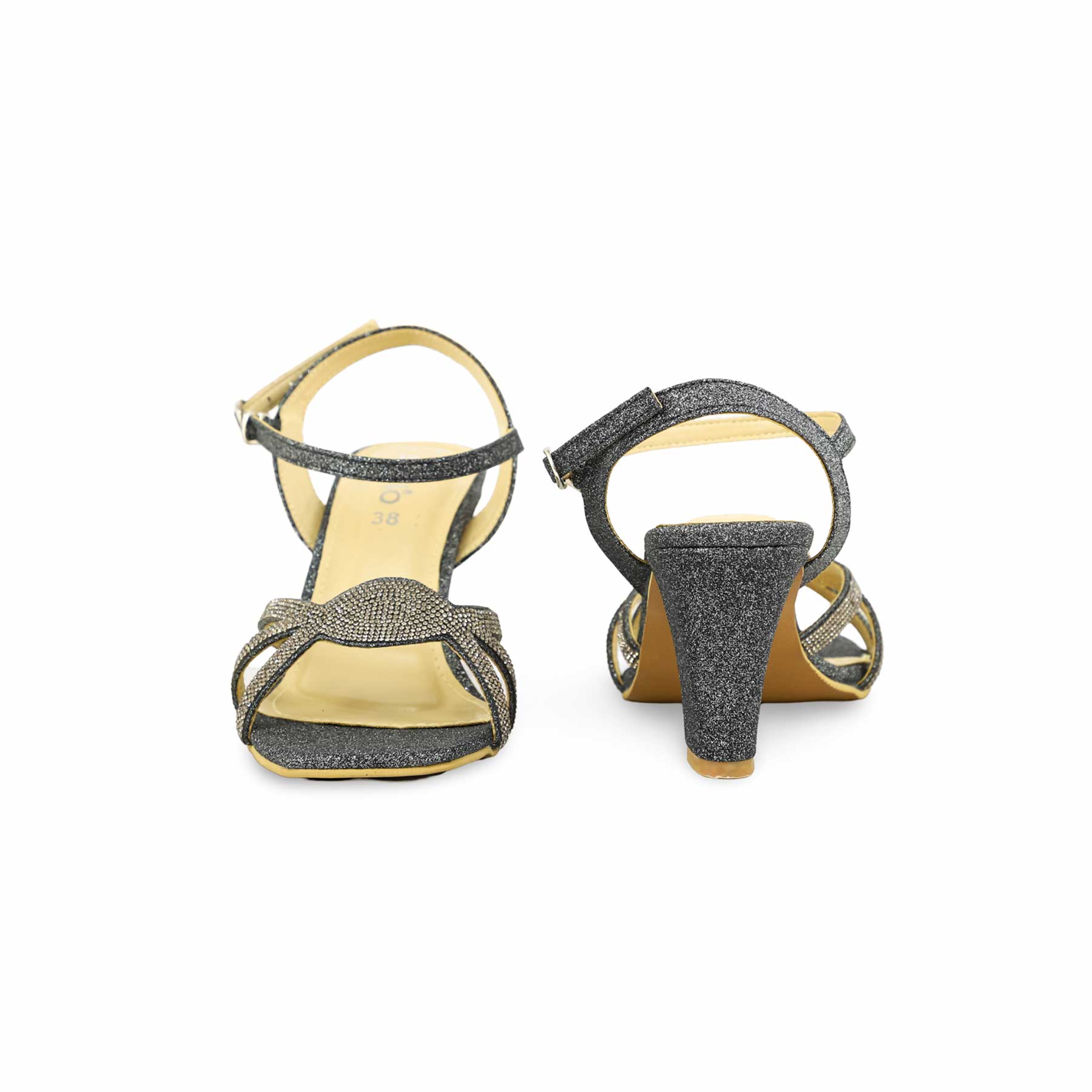Grey Fancy Sandal FN6096 - Image 4