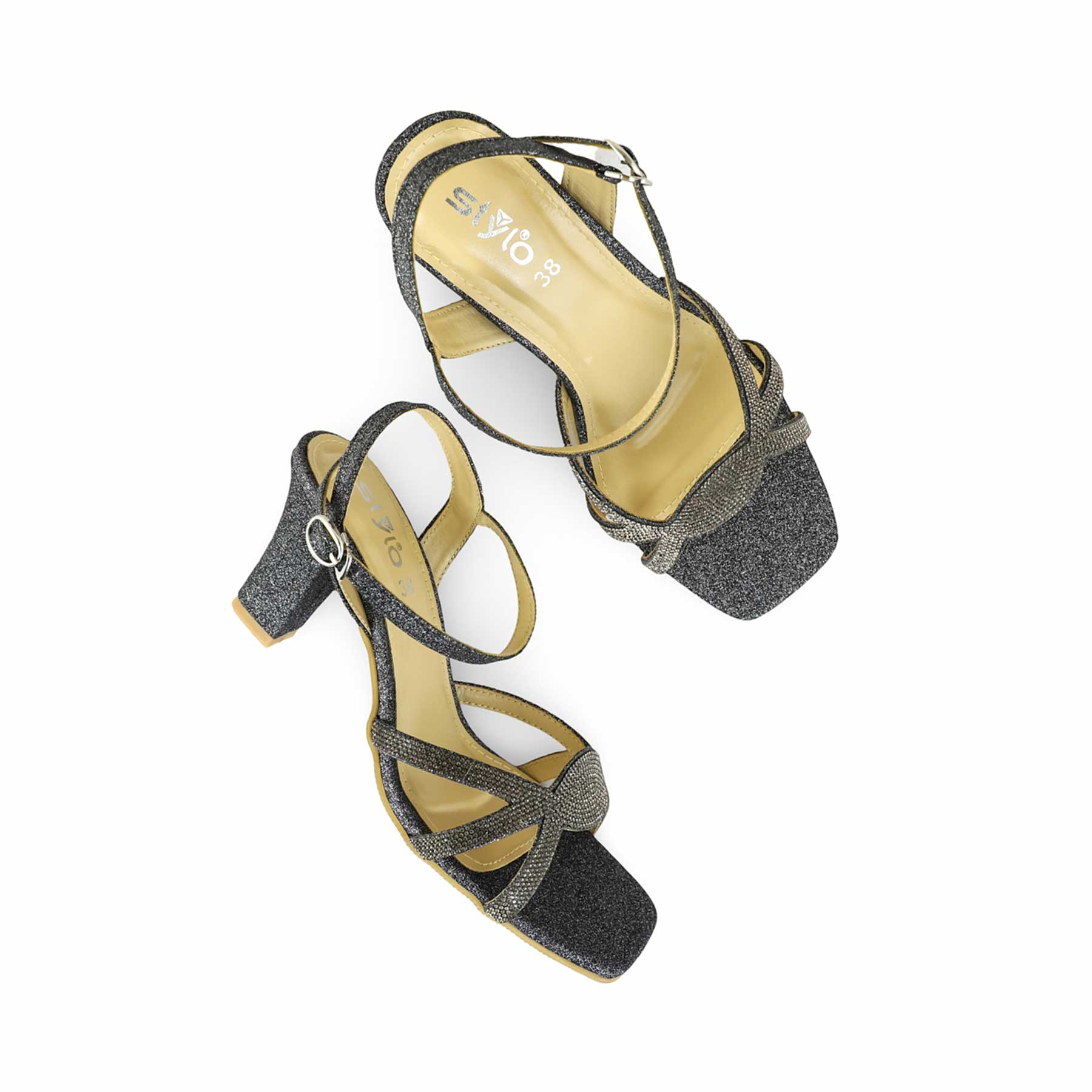 Grey Fancy Sandal FN6096 - Image 5