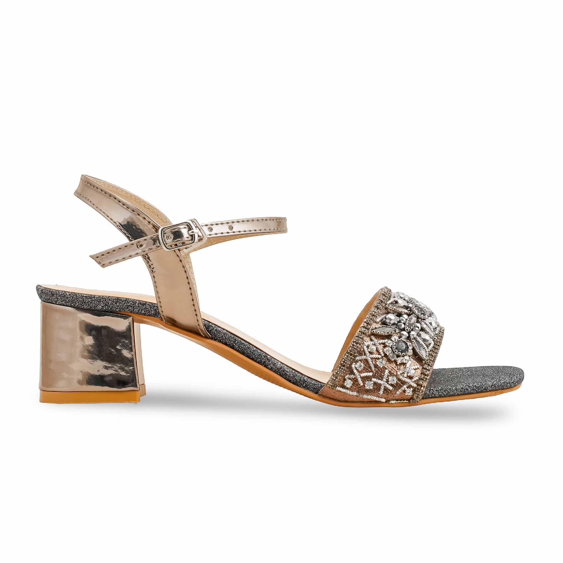 Grey Fancy Sandal FN6129 - Image 2