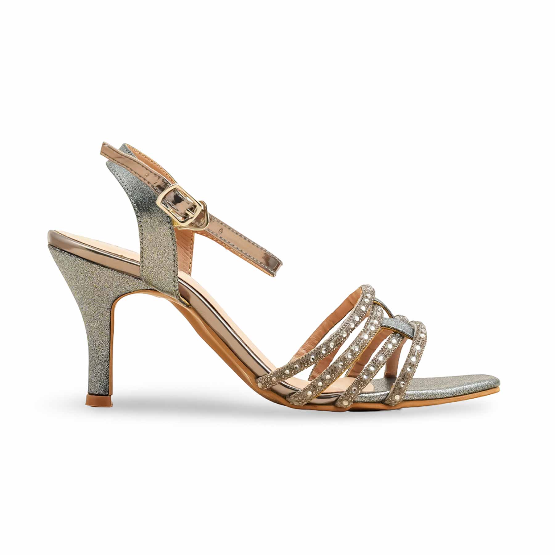 Grey Fancy Sandal FN6213 - Image 2