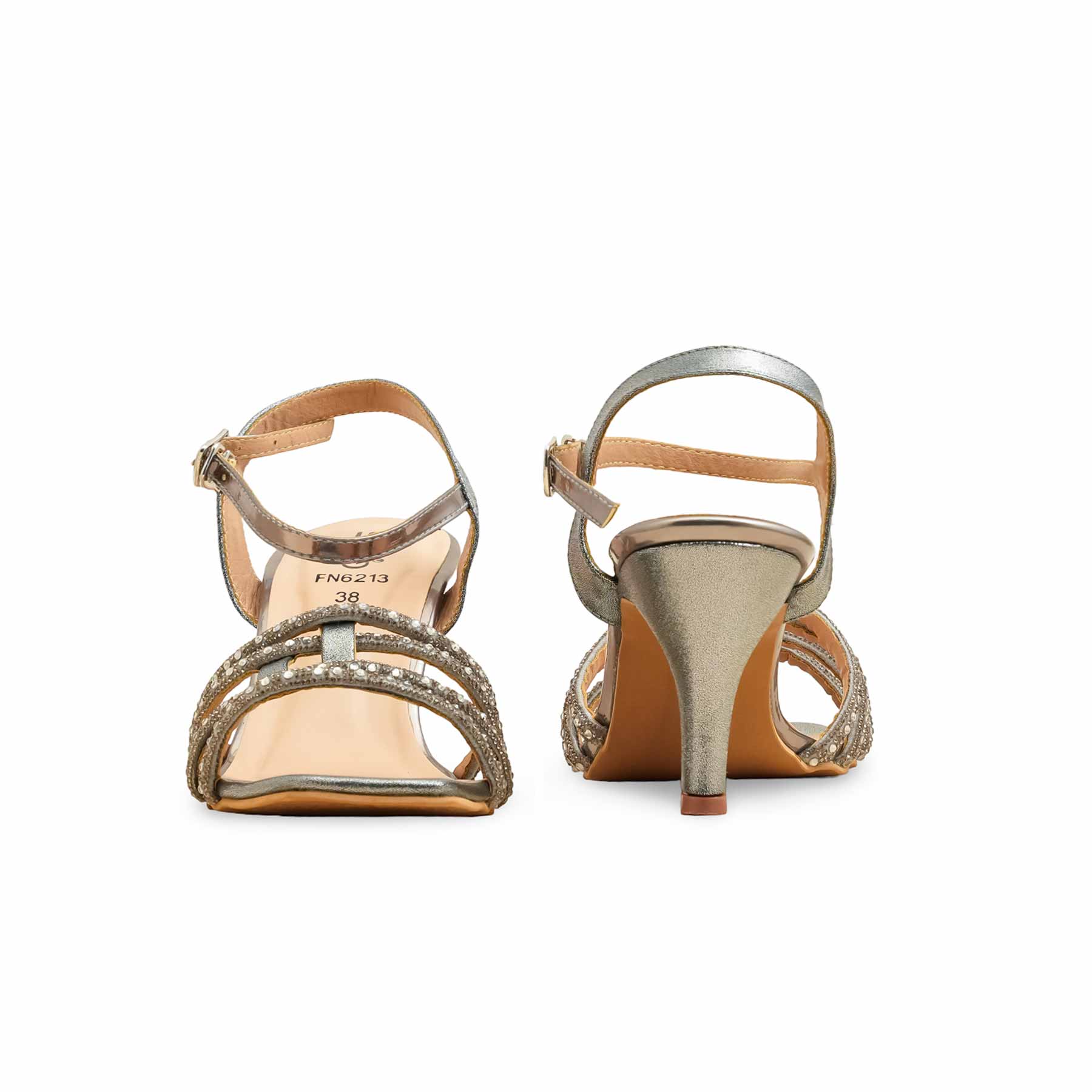 Grey Fancy Sandal FN6213 - Image 4