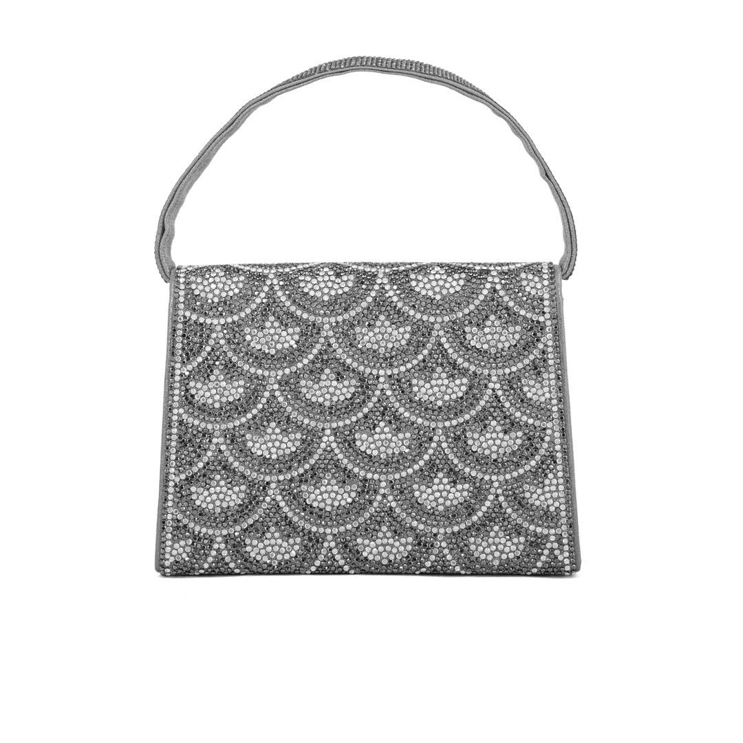 Grey Fancy Shoulder Bag P24333 - Image 4