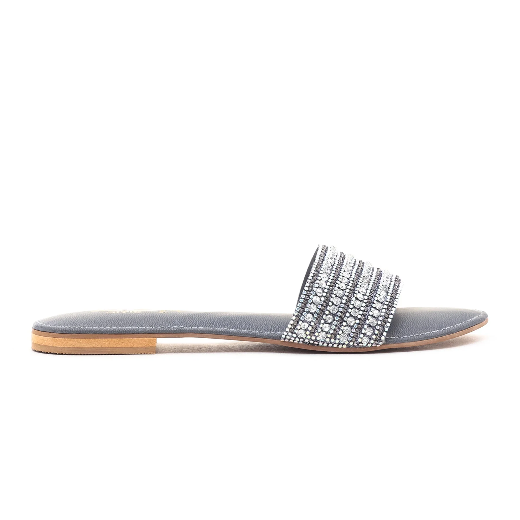 Grey Fancy Slipper FN7524 - Image 2