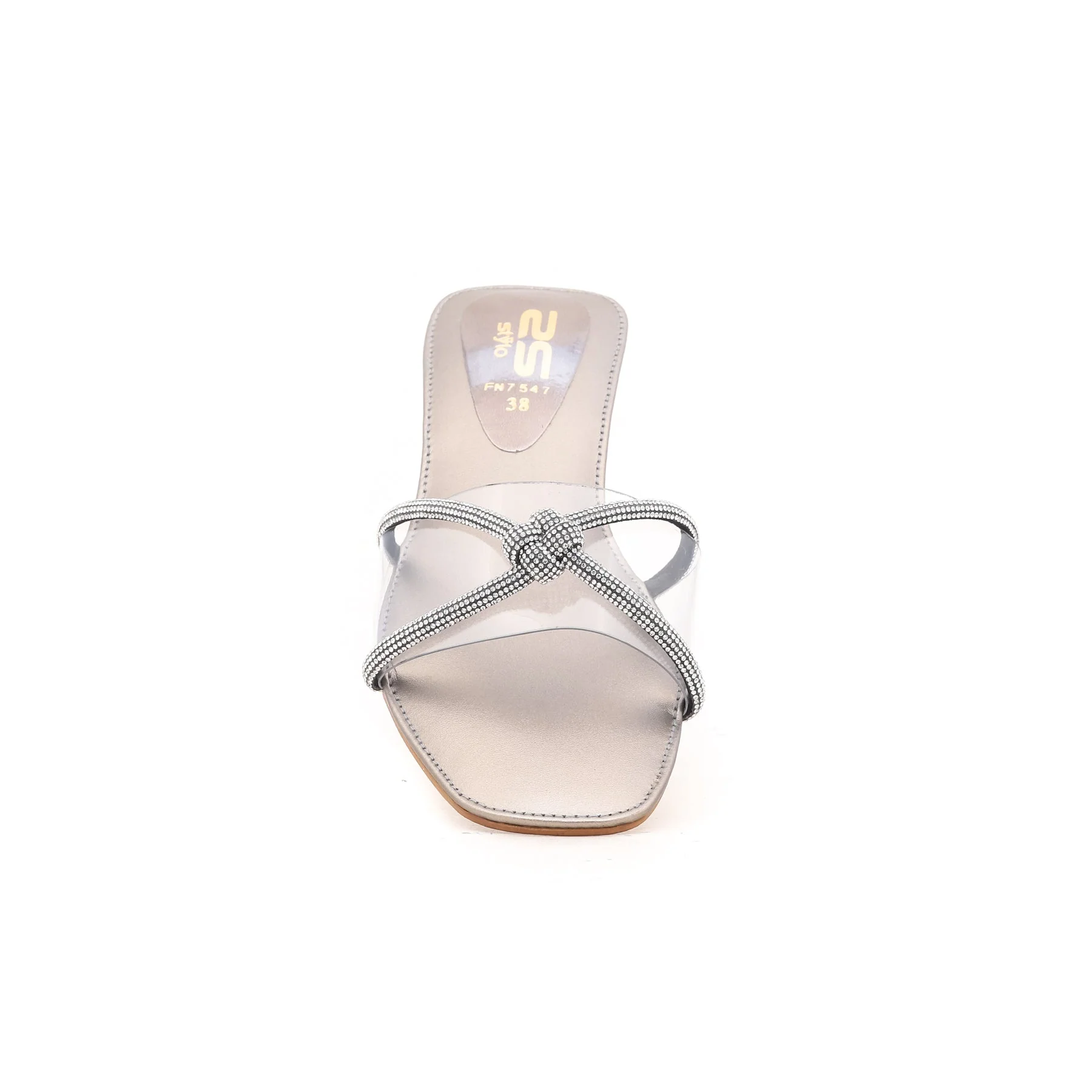 Grey Fancy Slipper FN7547 - Image 3
