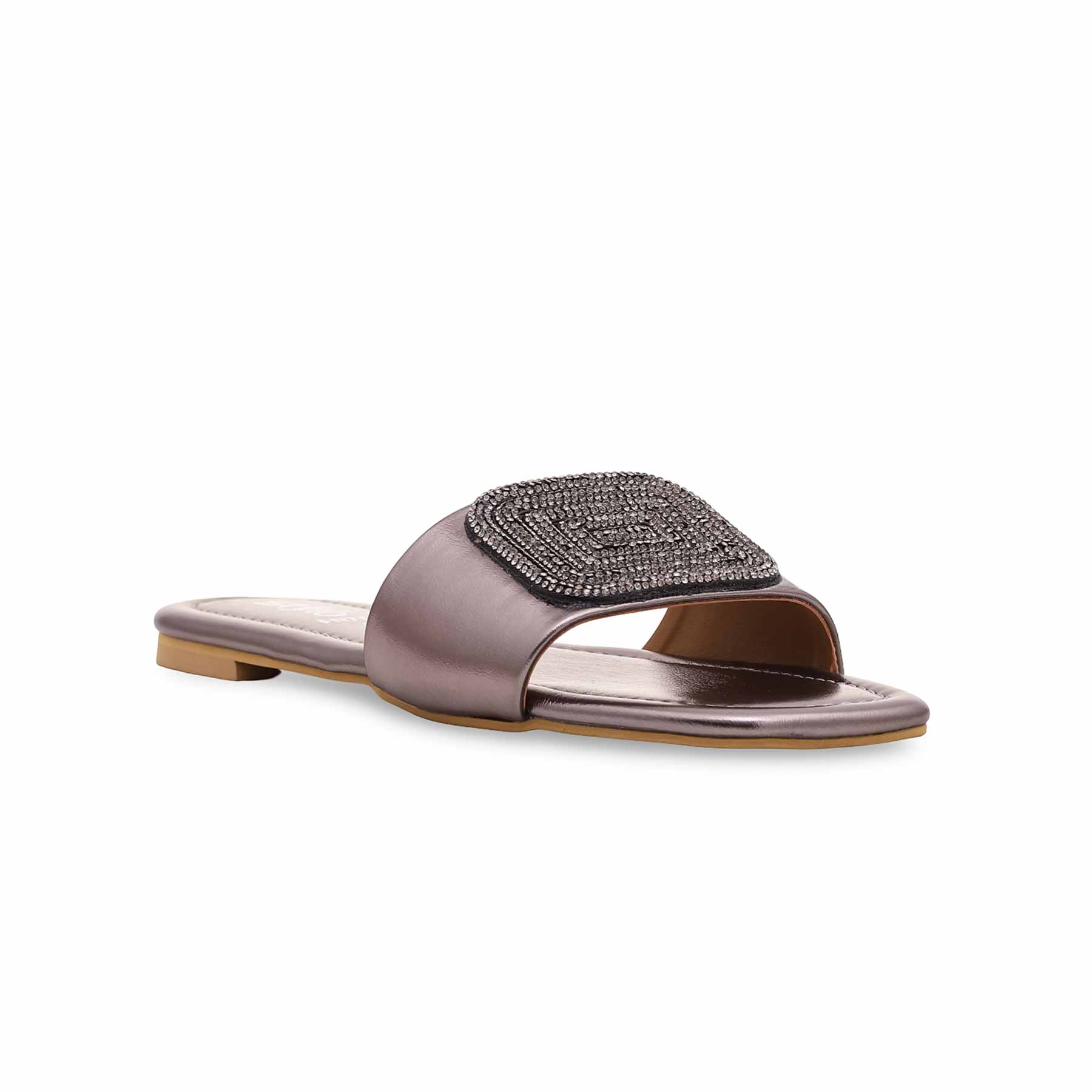 Grey Fancy Slipper FN7775 - Image 2