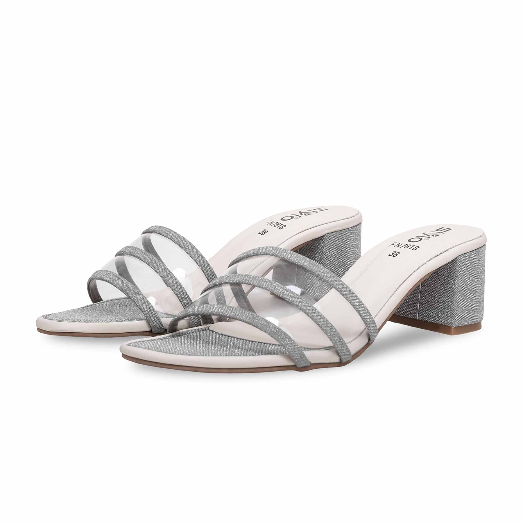Grey Fancy Slipper FN7818 - Image 2