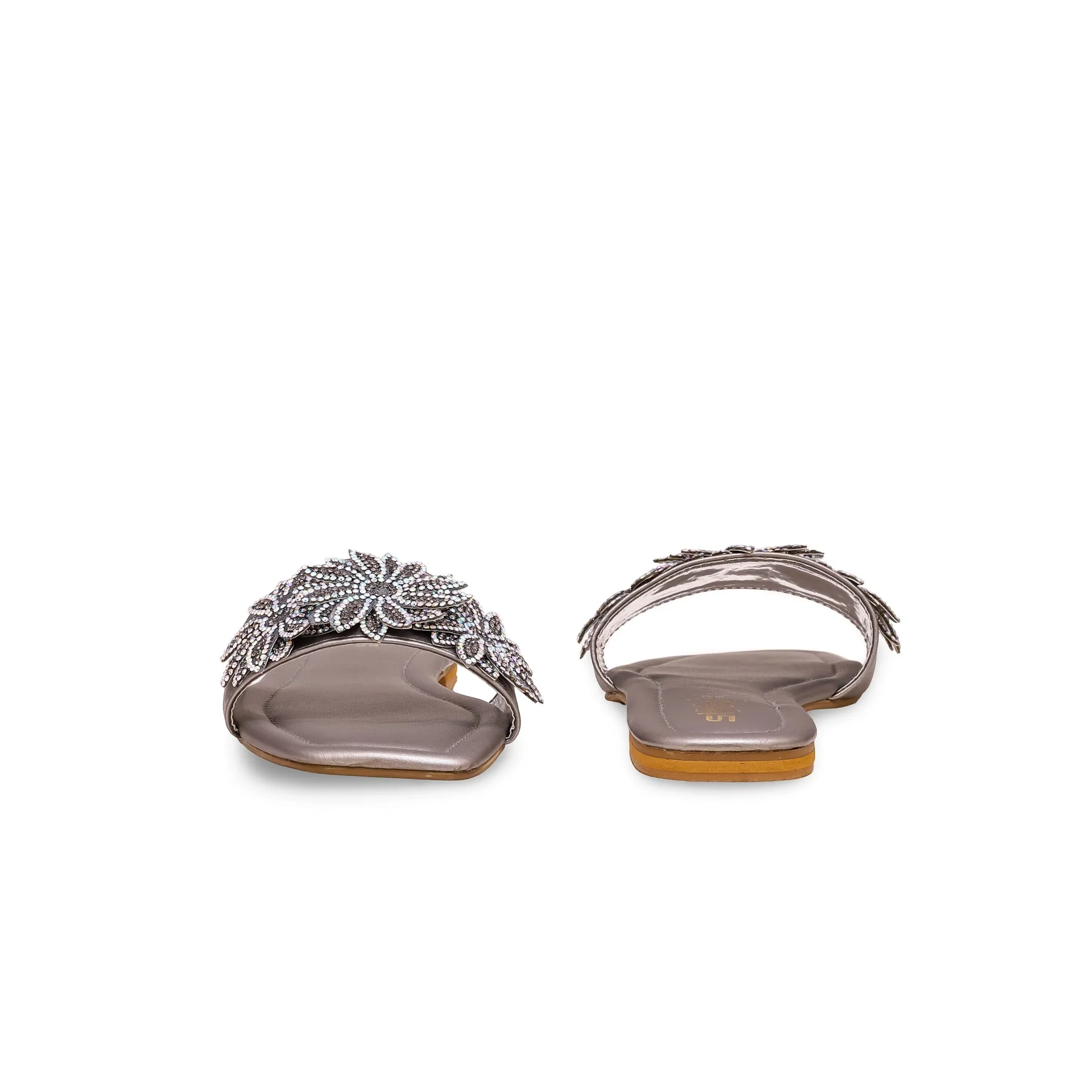 Grey Fancy Slipper FN7821 - Image 4