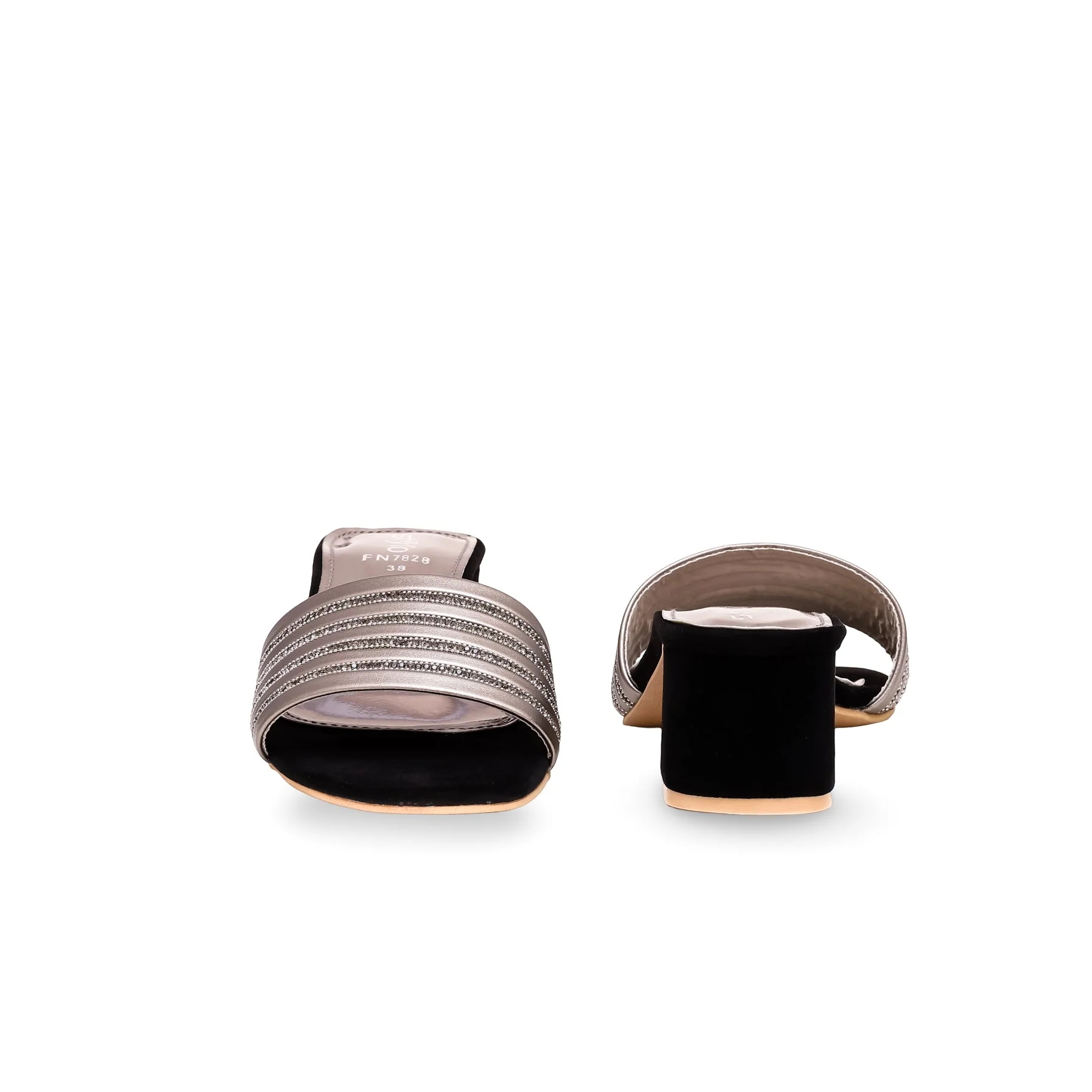 Grey Fancy Slipper FN7828 - Image 3