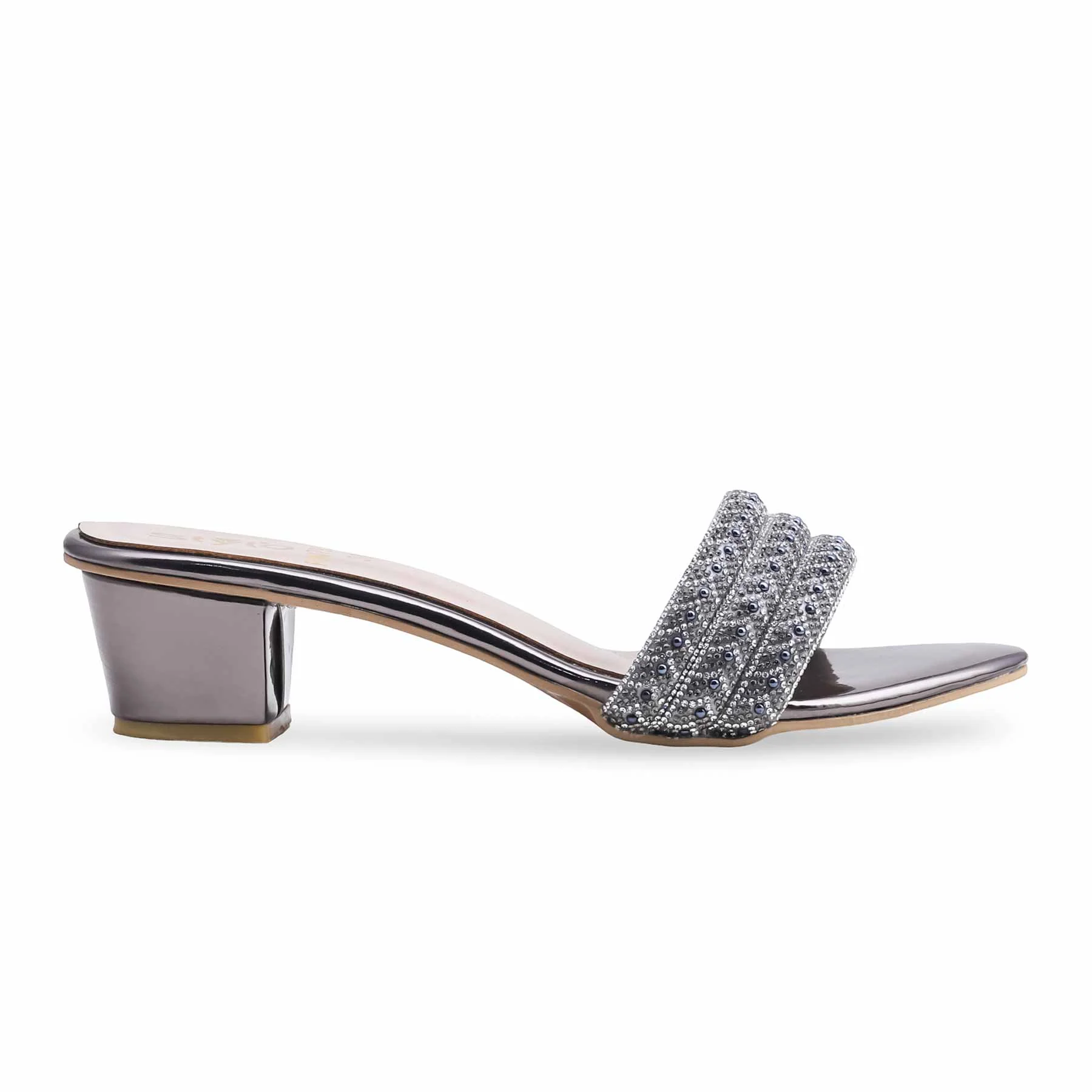 Grey Fancy Slipper FN7921 - Image 2
