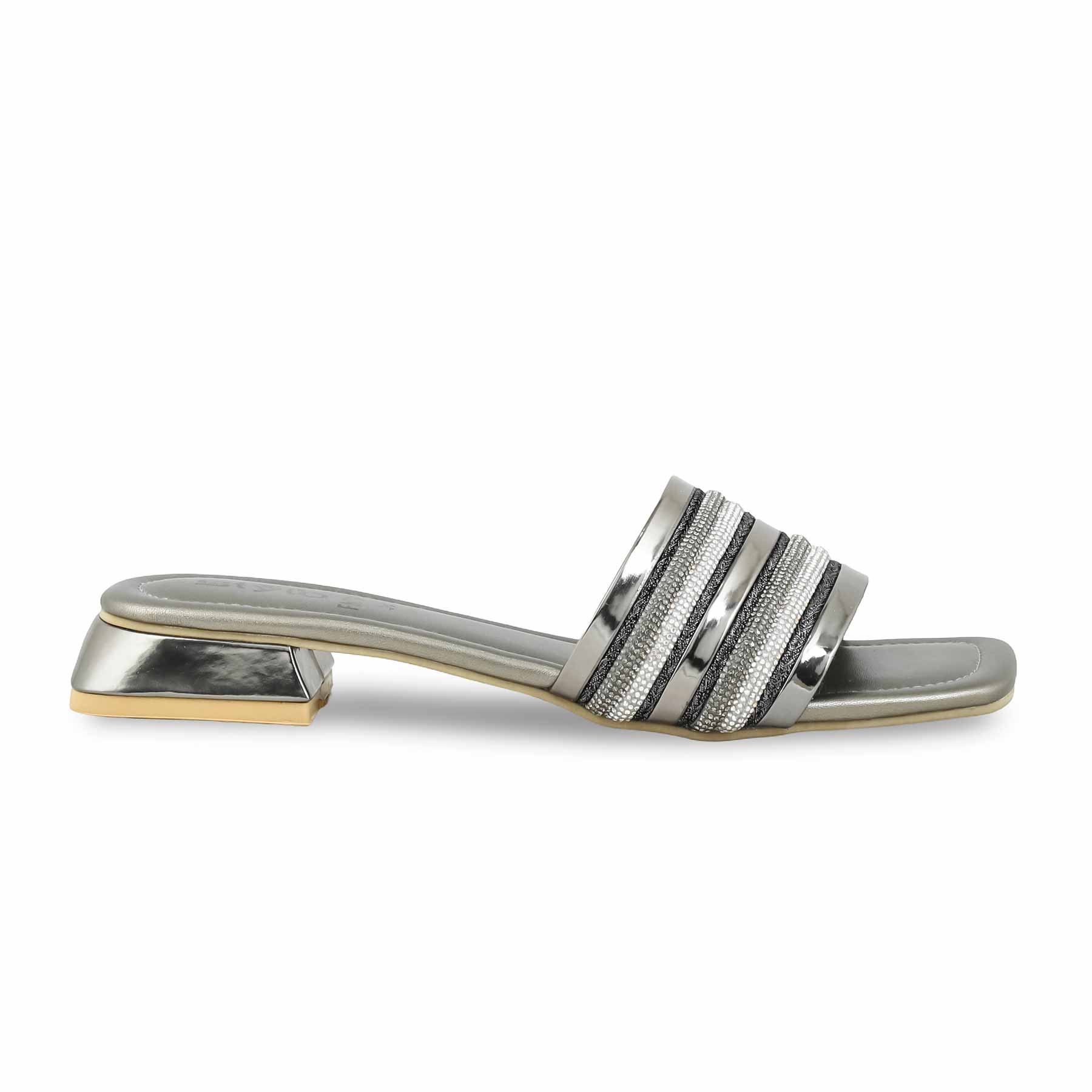 Grey Fancy Slipper FN7946 - Image 2