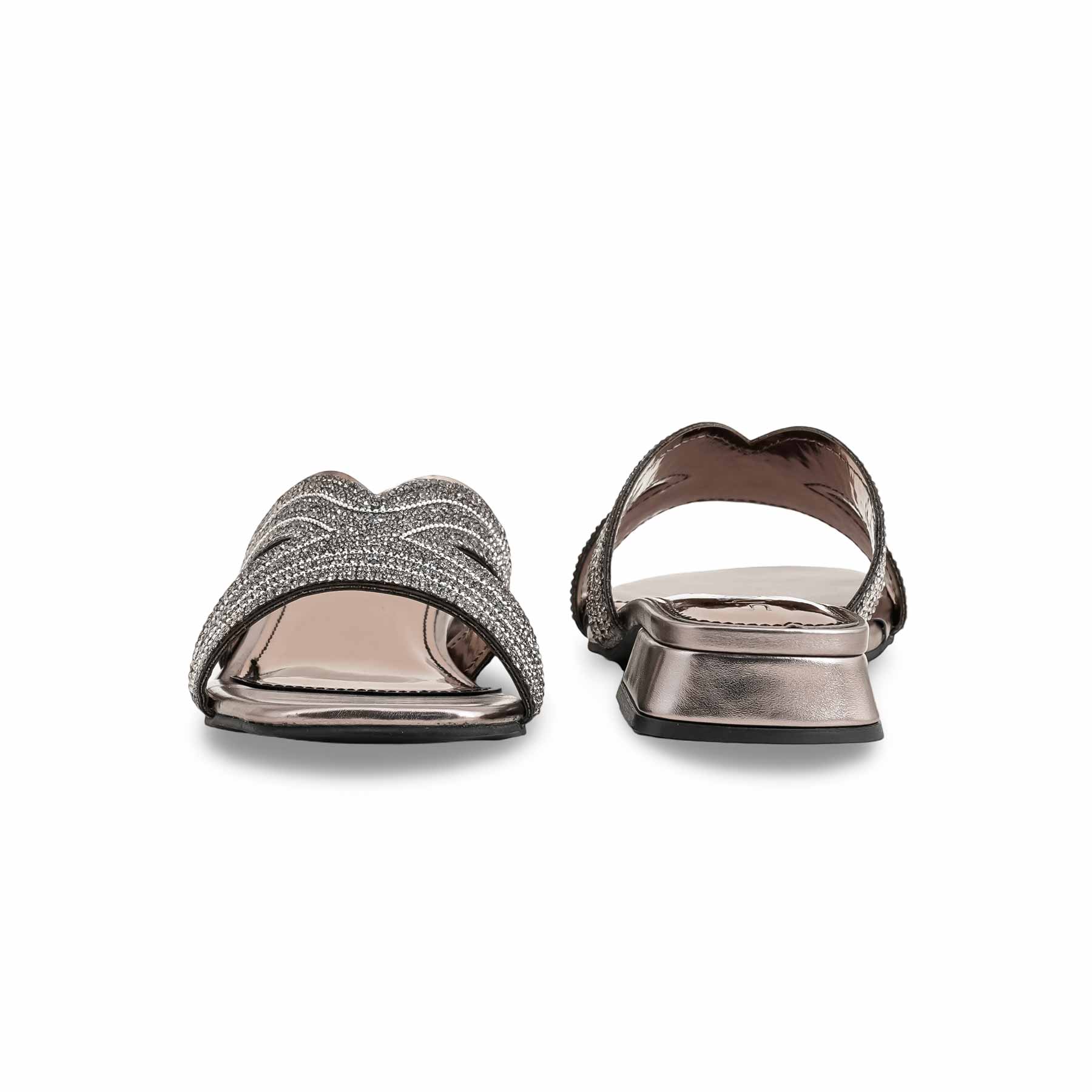 Grey Fancy Women Slipper FN7933 - Image 4