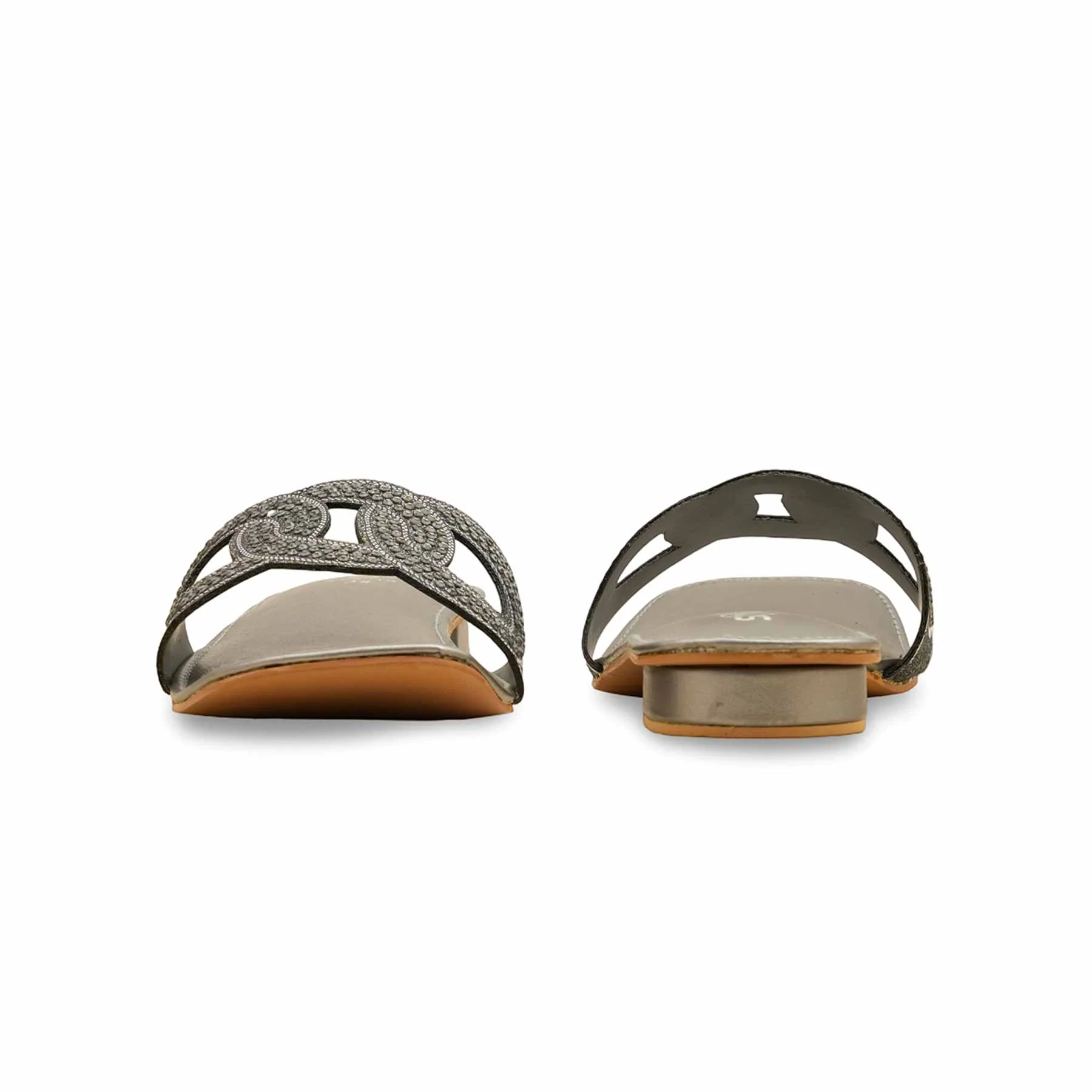Grey Fancy Women Slipper FN8010 - Image 4
