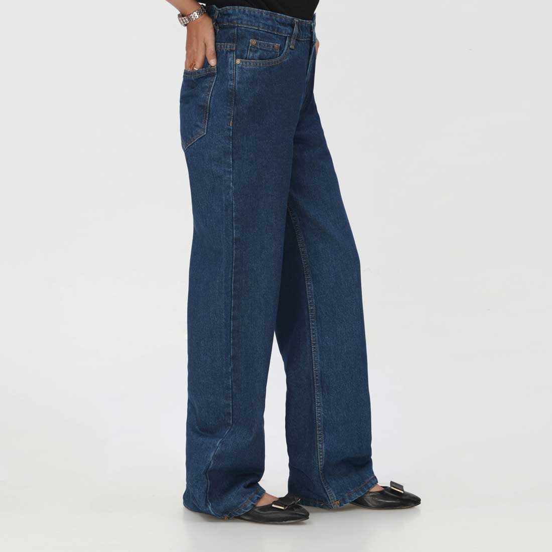 Grey Flapper Denim Pant PW3617 - Image 2