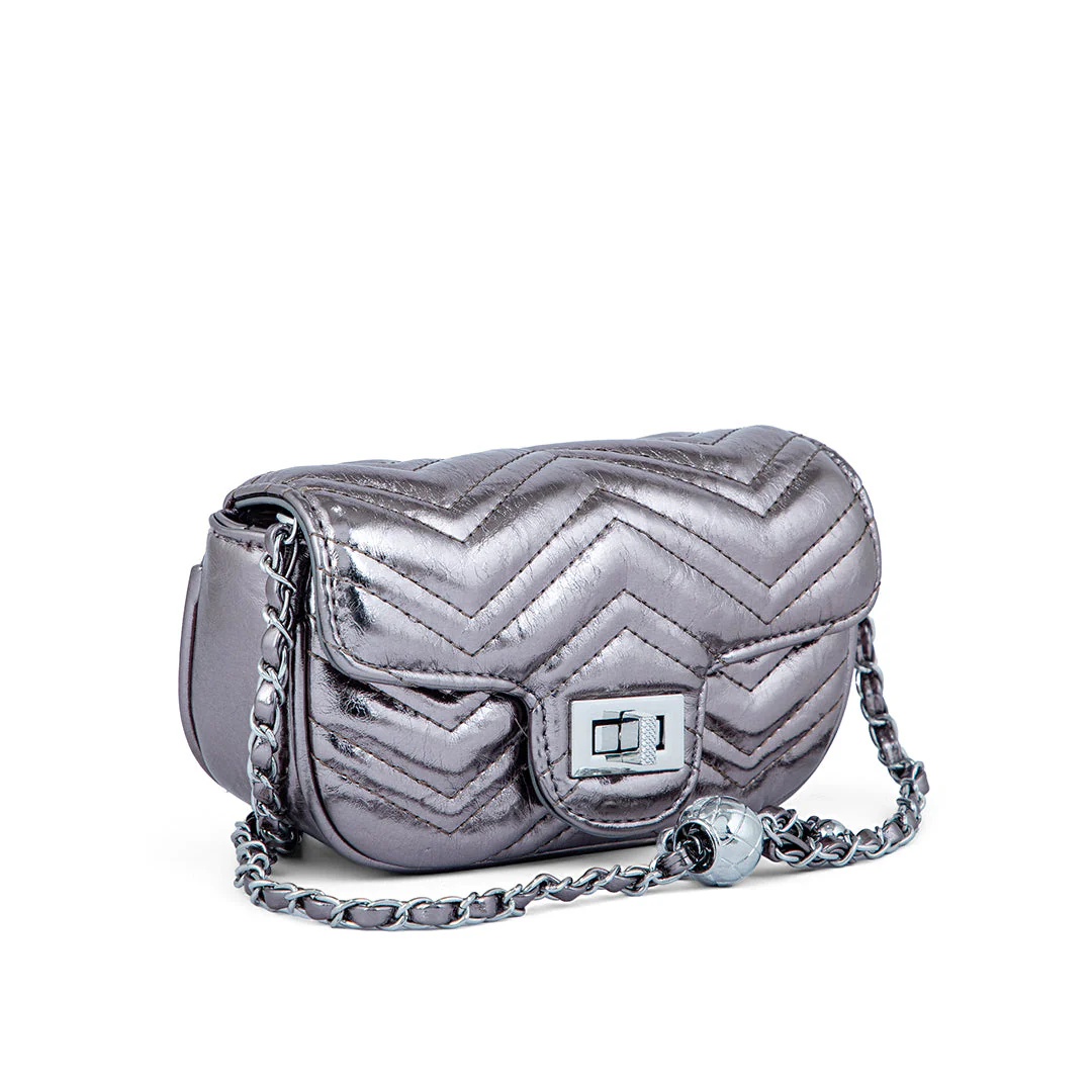 Grey Formal Clutch P24119 - Image 3
