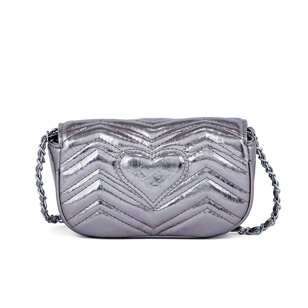 Grey Formal Clutch P24119 - Image 4