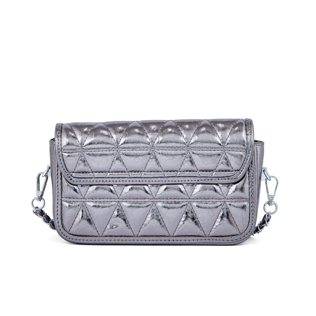Grey Formal Clutch P24121 - Image 4